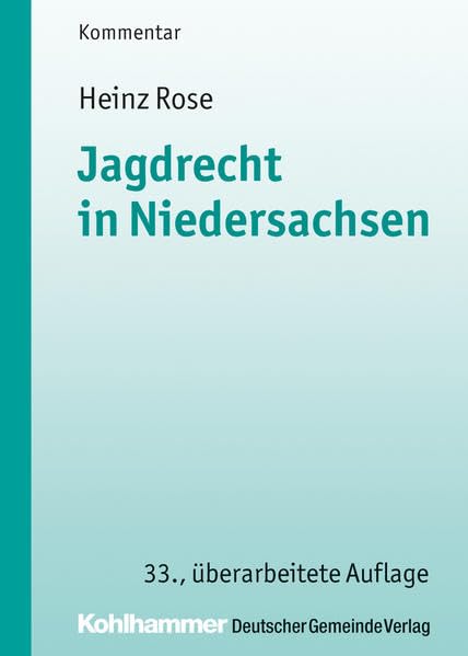 Jagdrecht in Niedersachsen book