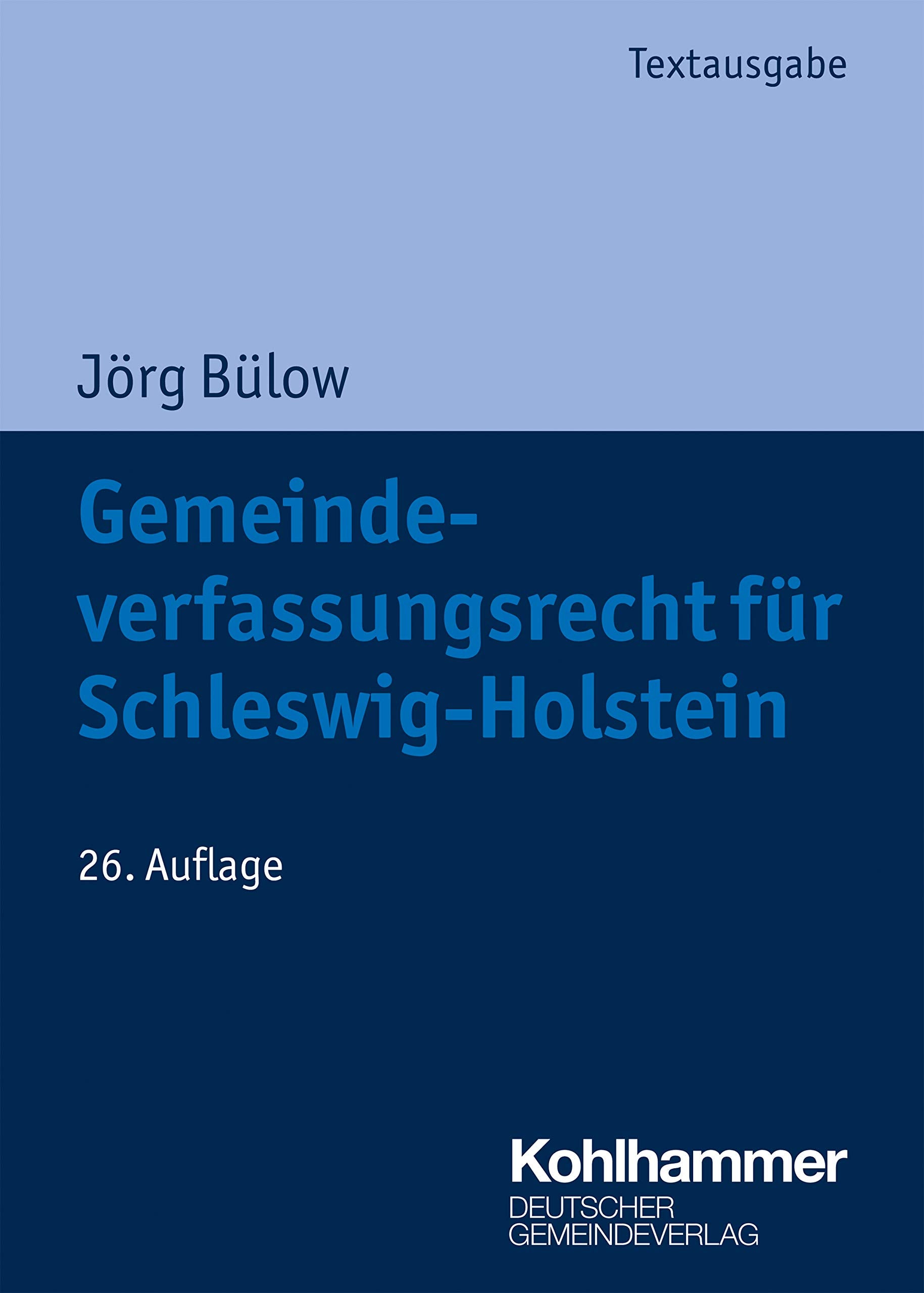 Gemeindeverfassungsrecht für Schleswig-Holstein book