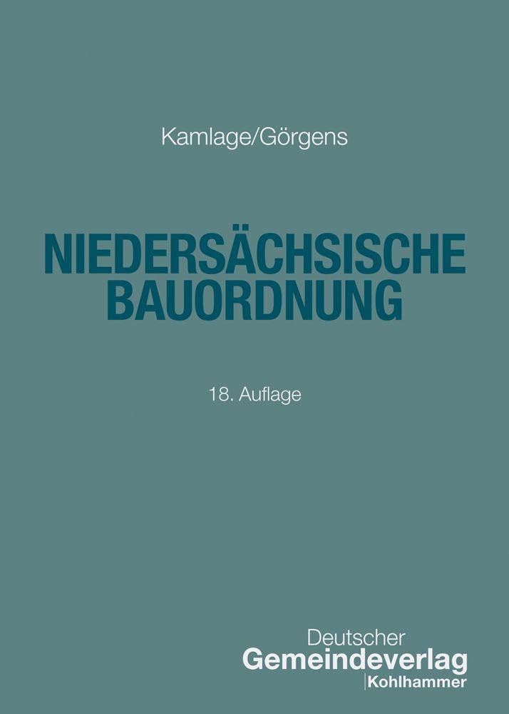 Niedersächsische Bauordnung Law