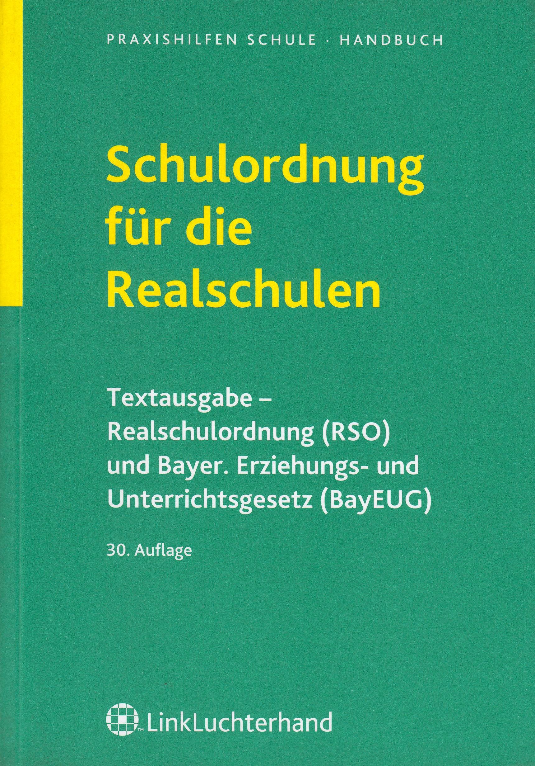 Schulordnung f+â-+r die Realschulen book