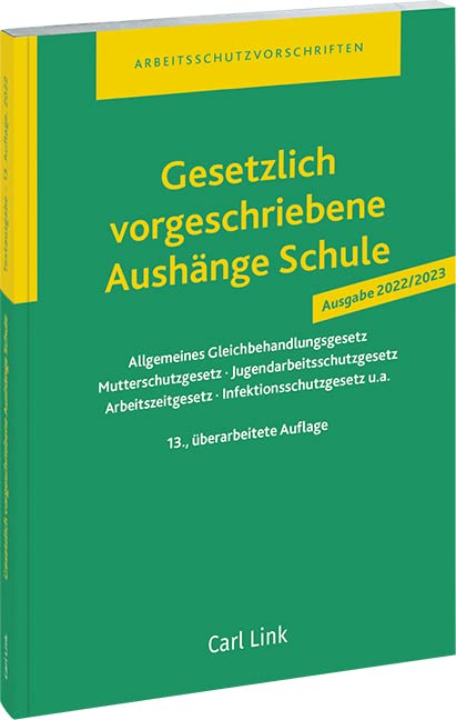 Product Image: Gesetzlich vorgeschriebene Aushänge Schule 2022 / 2023