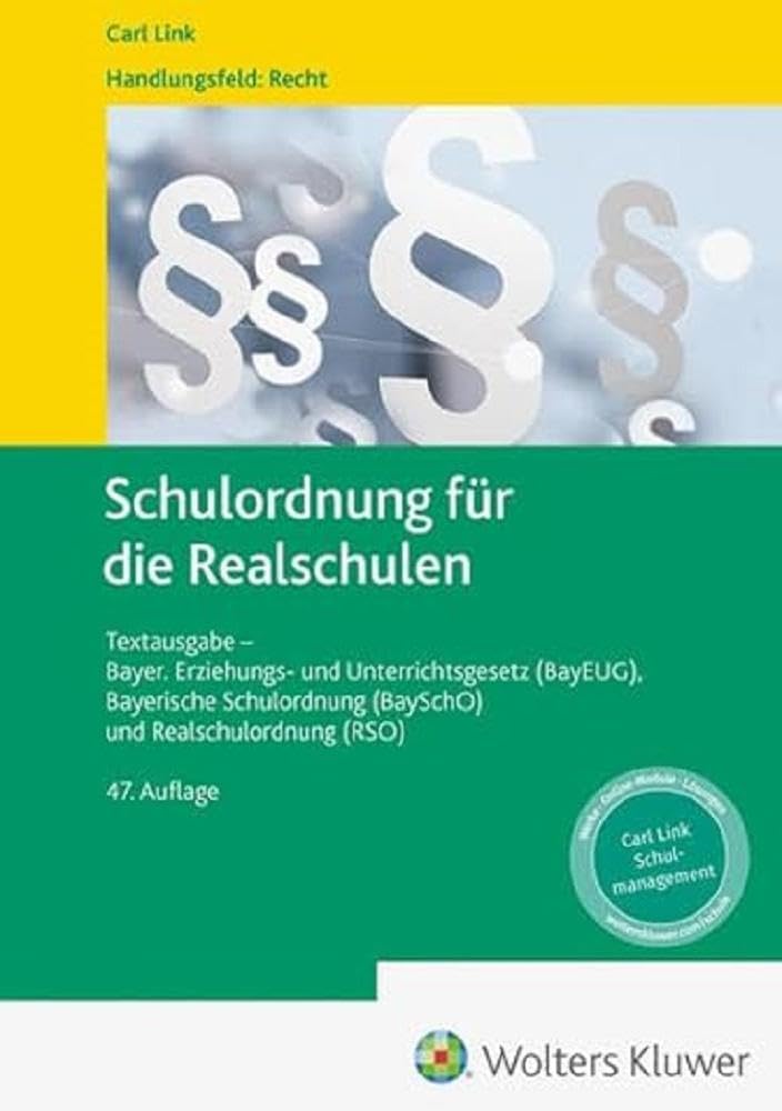 Schulordnung für die Realschulen Law