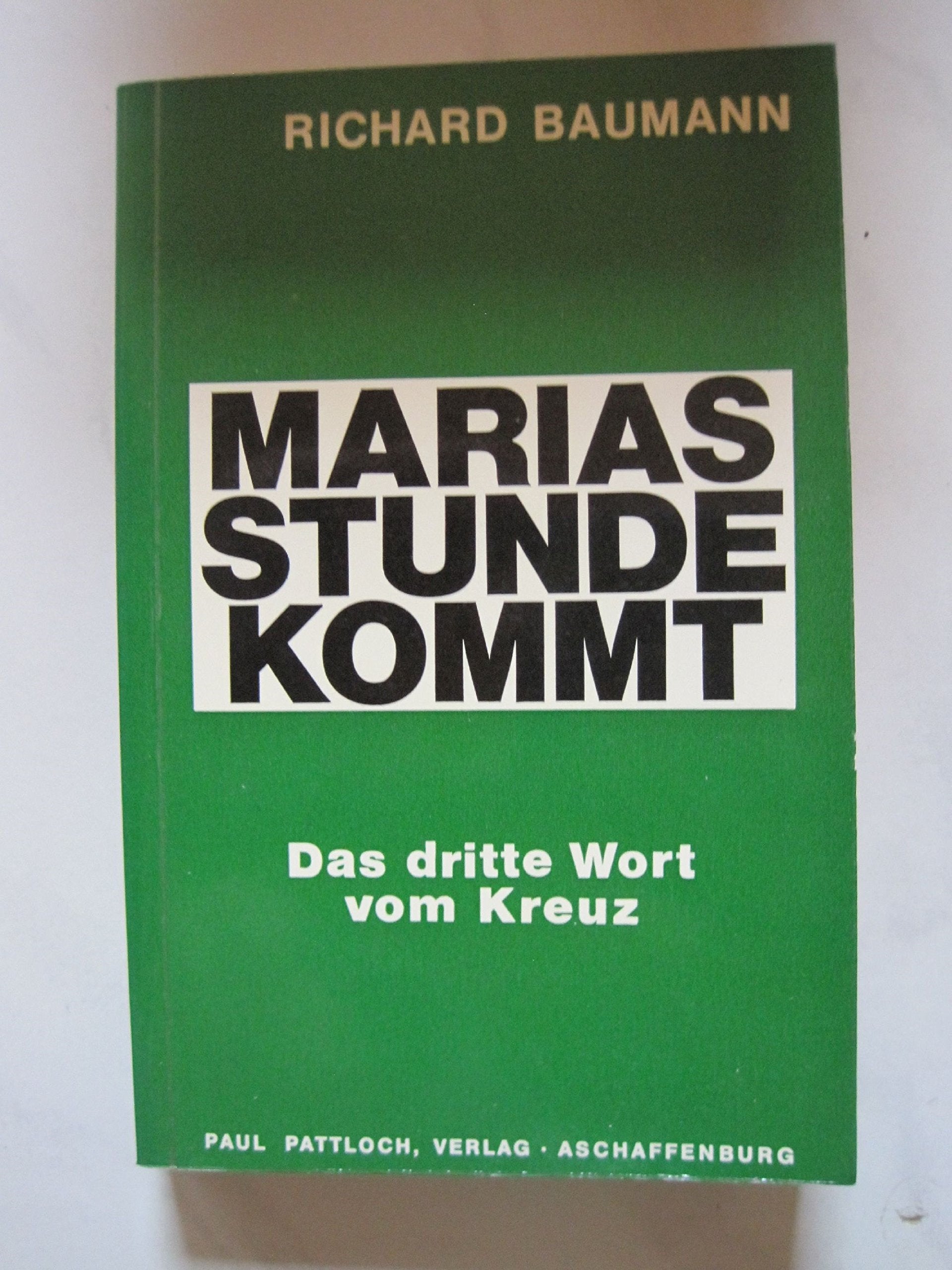 Marias Stunde kommt. Das dritte Wort vom Kreuz Contemporary literature