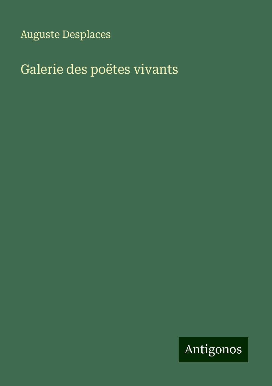 Galerie des poëtes vivants Books