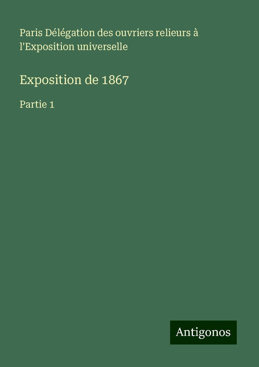 Exposition de 1867 Books