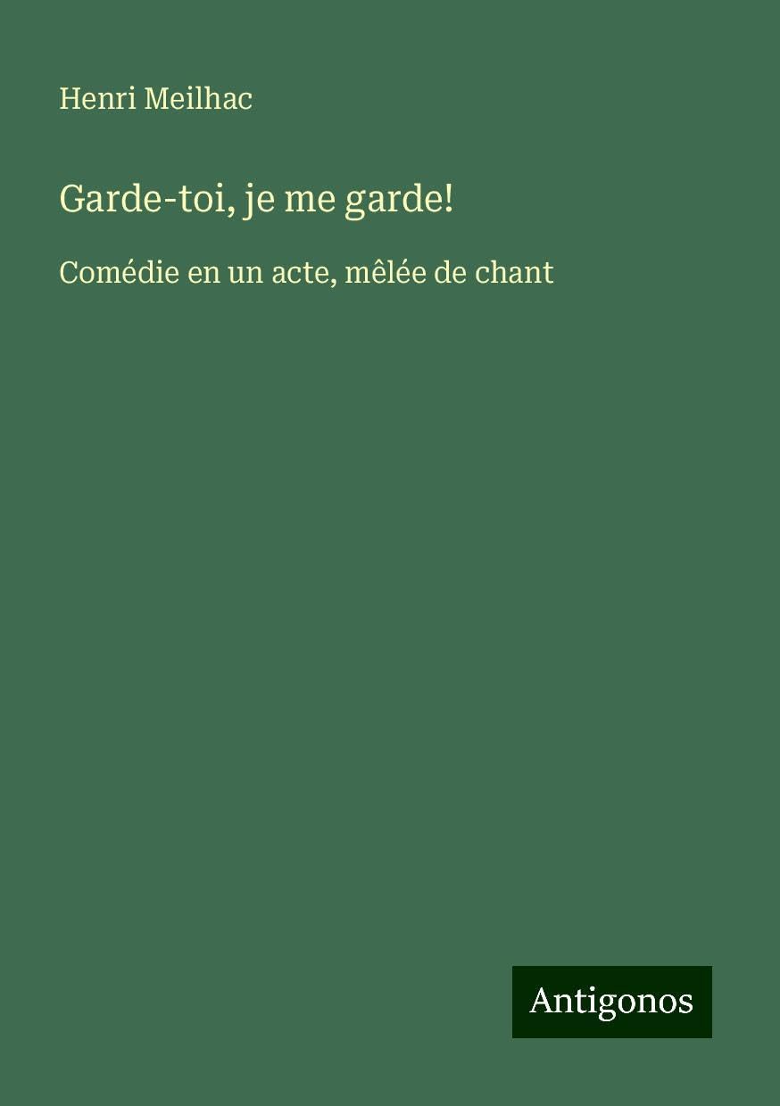Garde-toi, je me garde! Books
