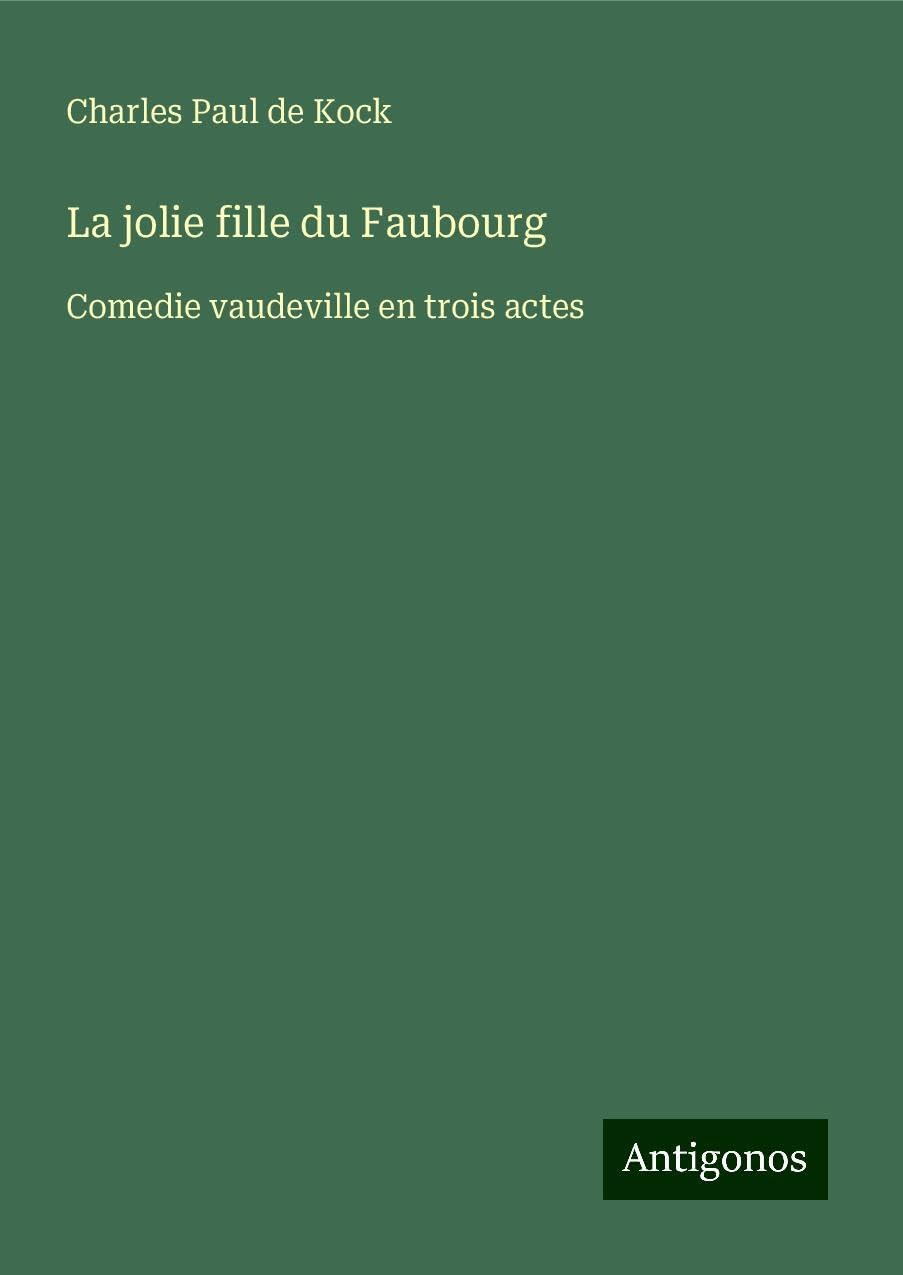 La jolie fille du Faubourg Books