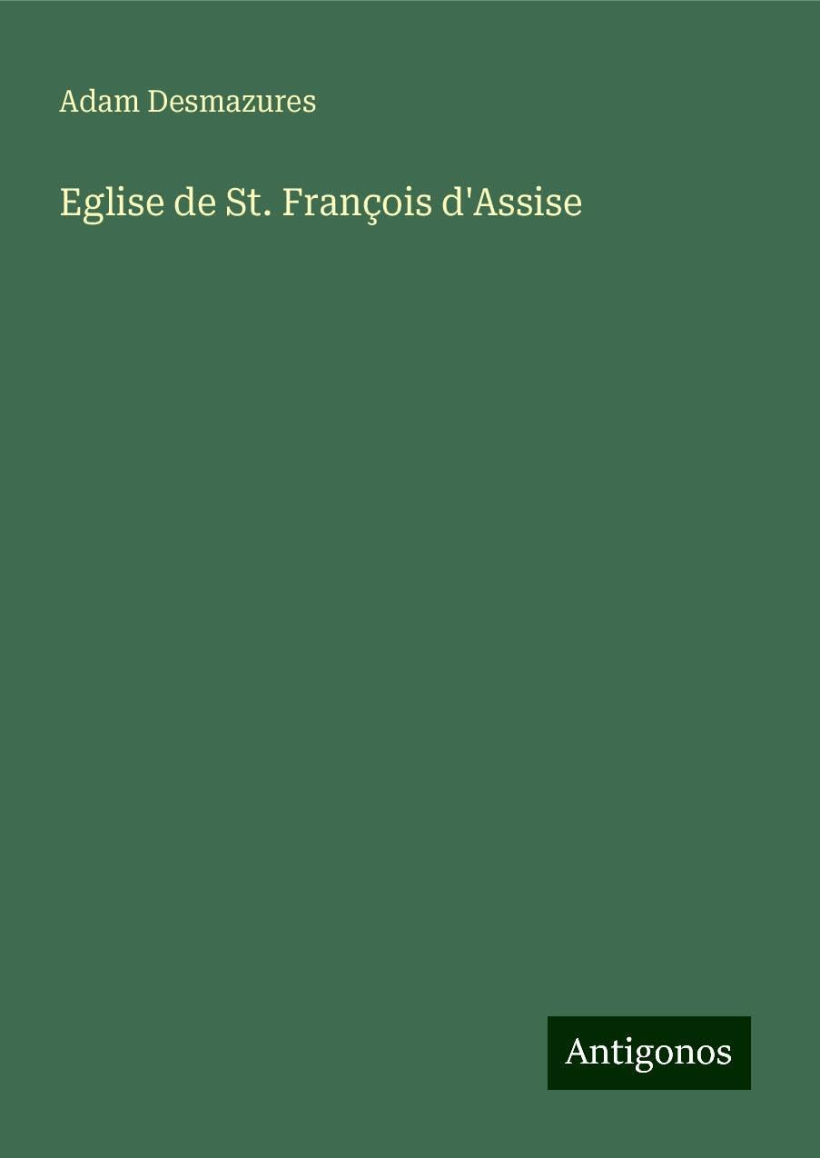 Eglise de St. François d'Assise Books
