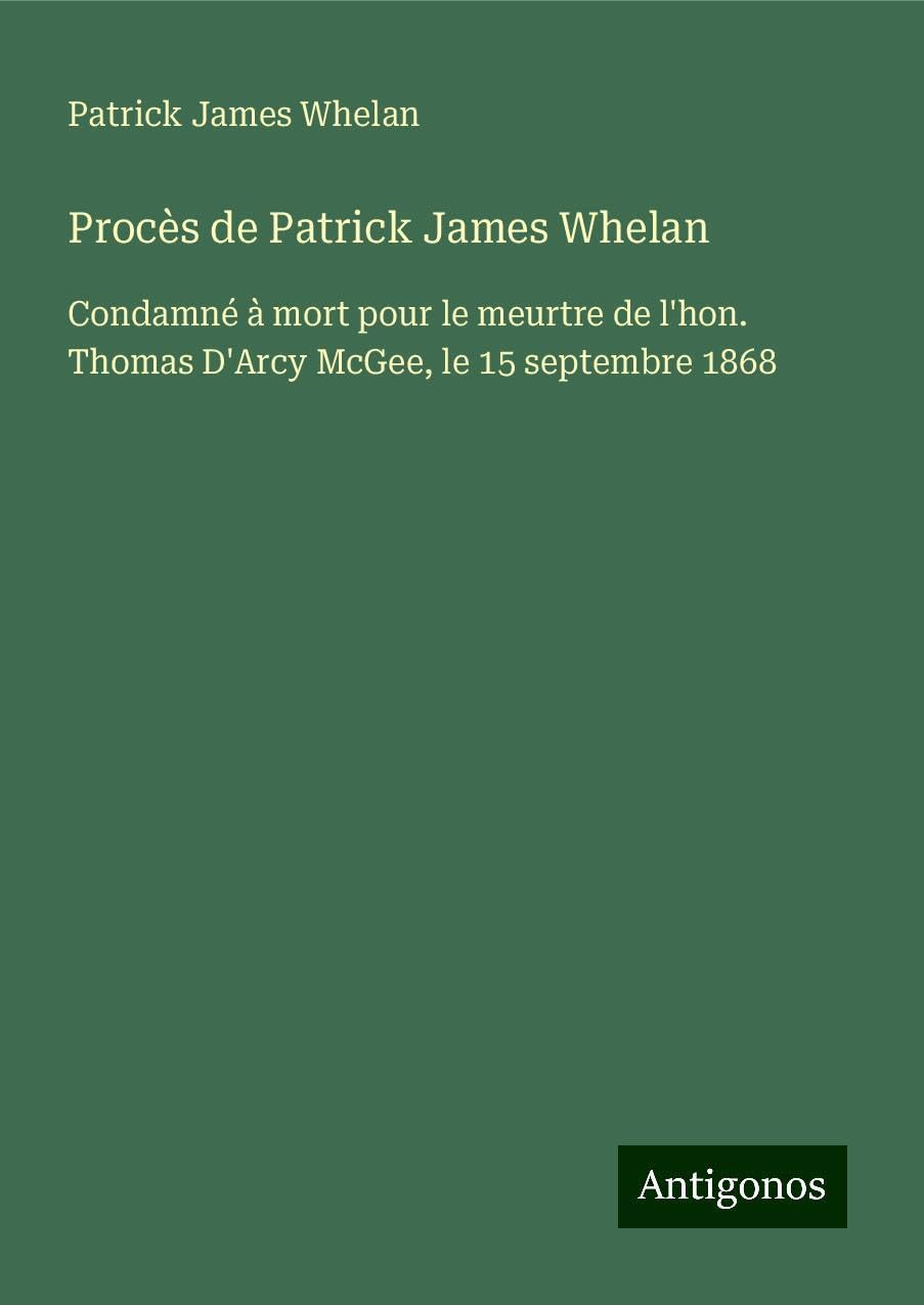 Procès de Patrick James Whelan Classics