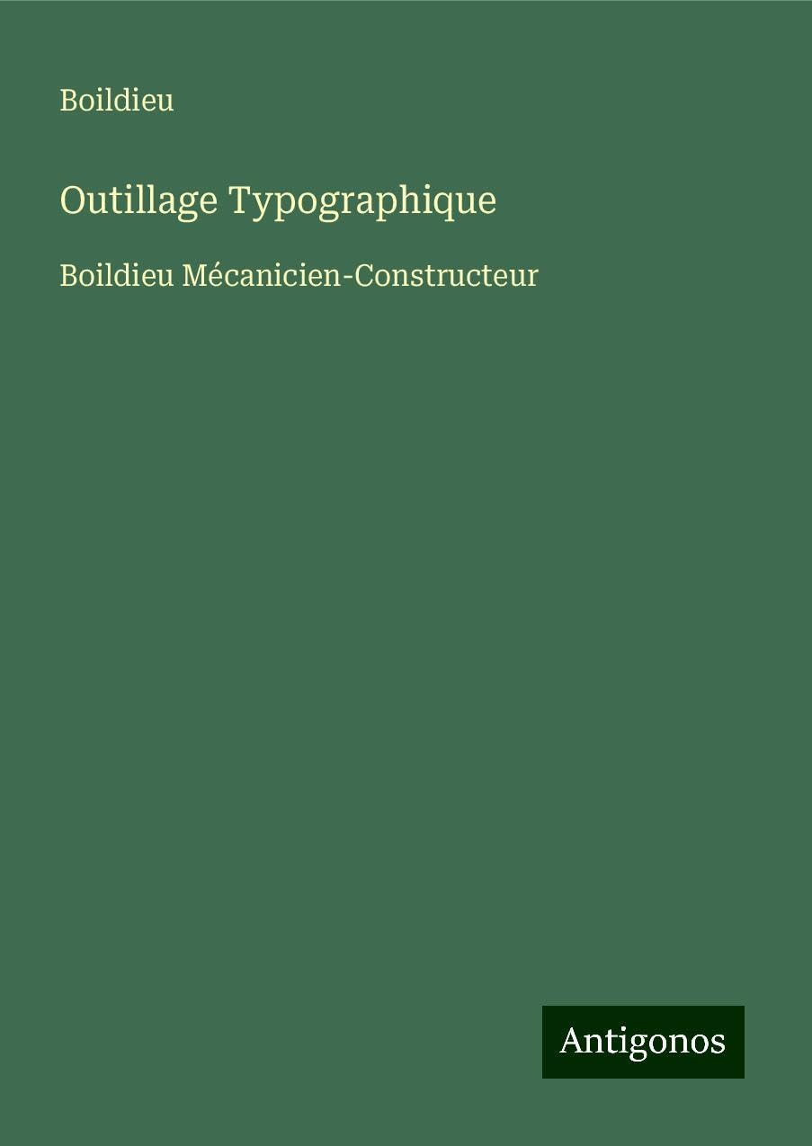 Outillage Typographique Classics