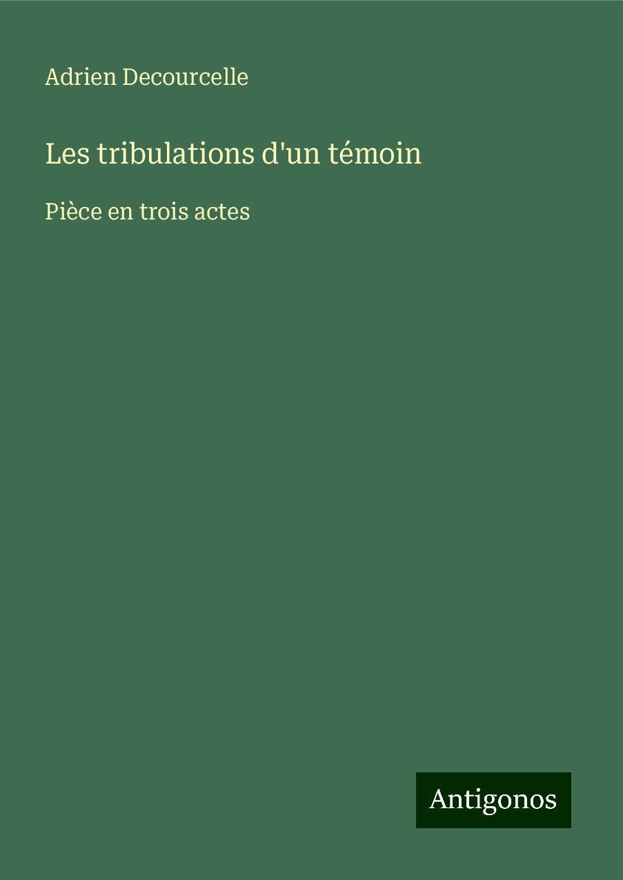 Product Image: Les tribulations d'un témoin