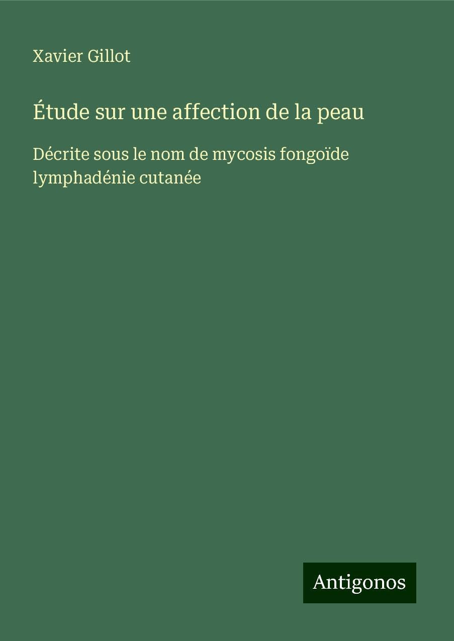 Product Image: Étude sur une affection de la peau