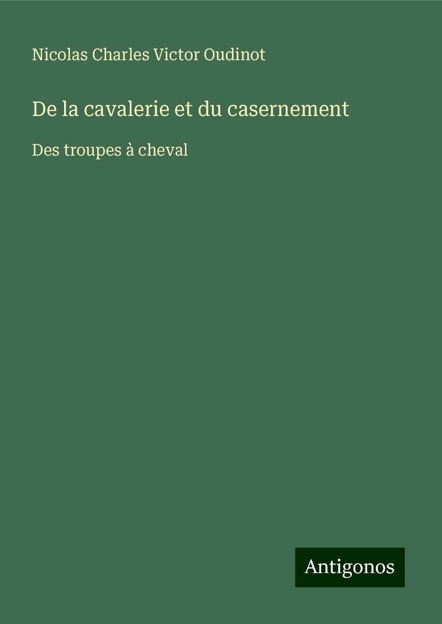 De la cavalerie et du casernement Books