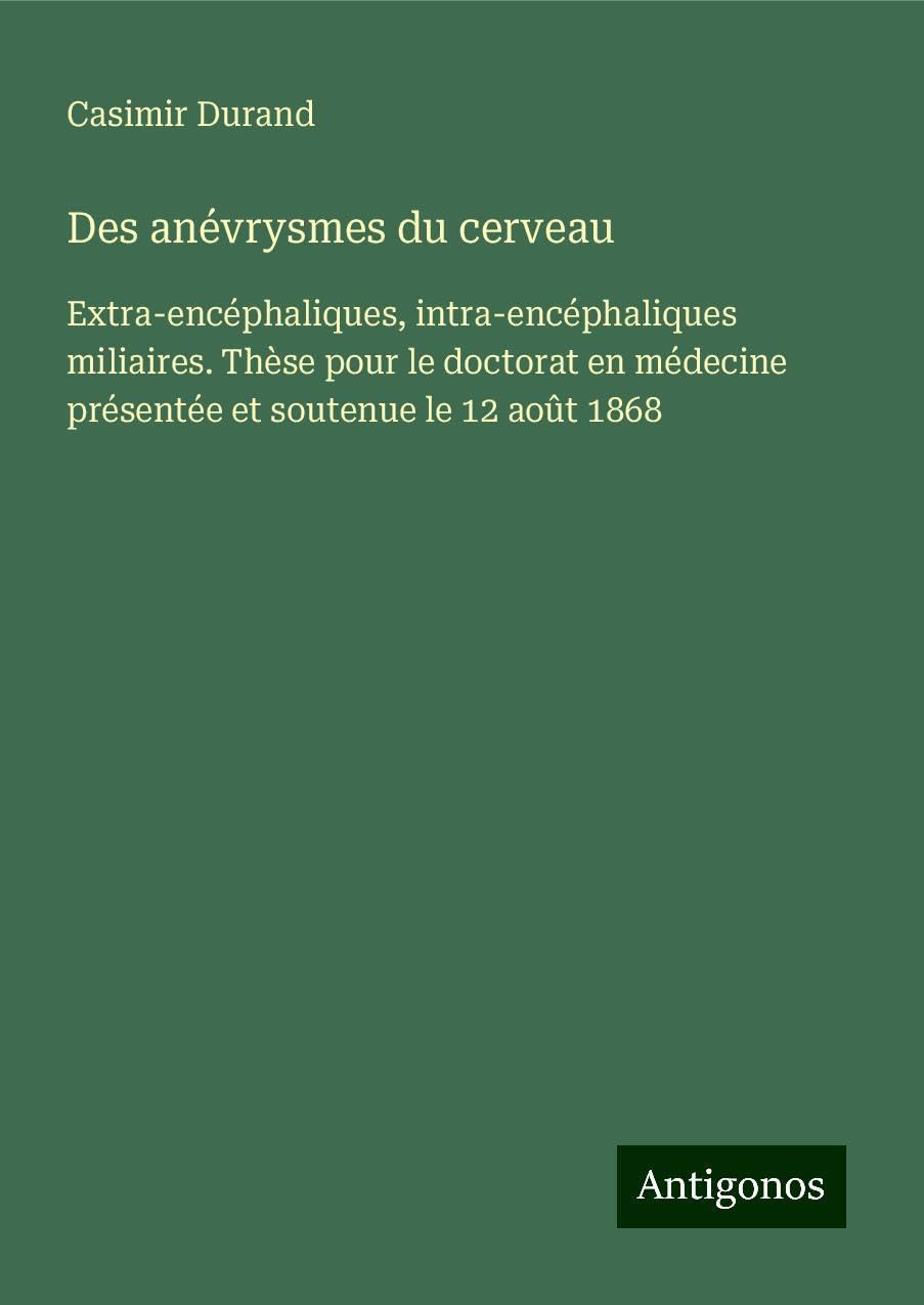 Des anévrysmes du cerveau Classics