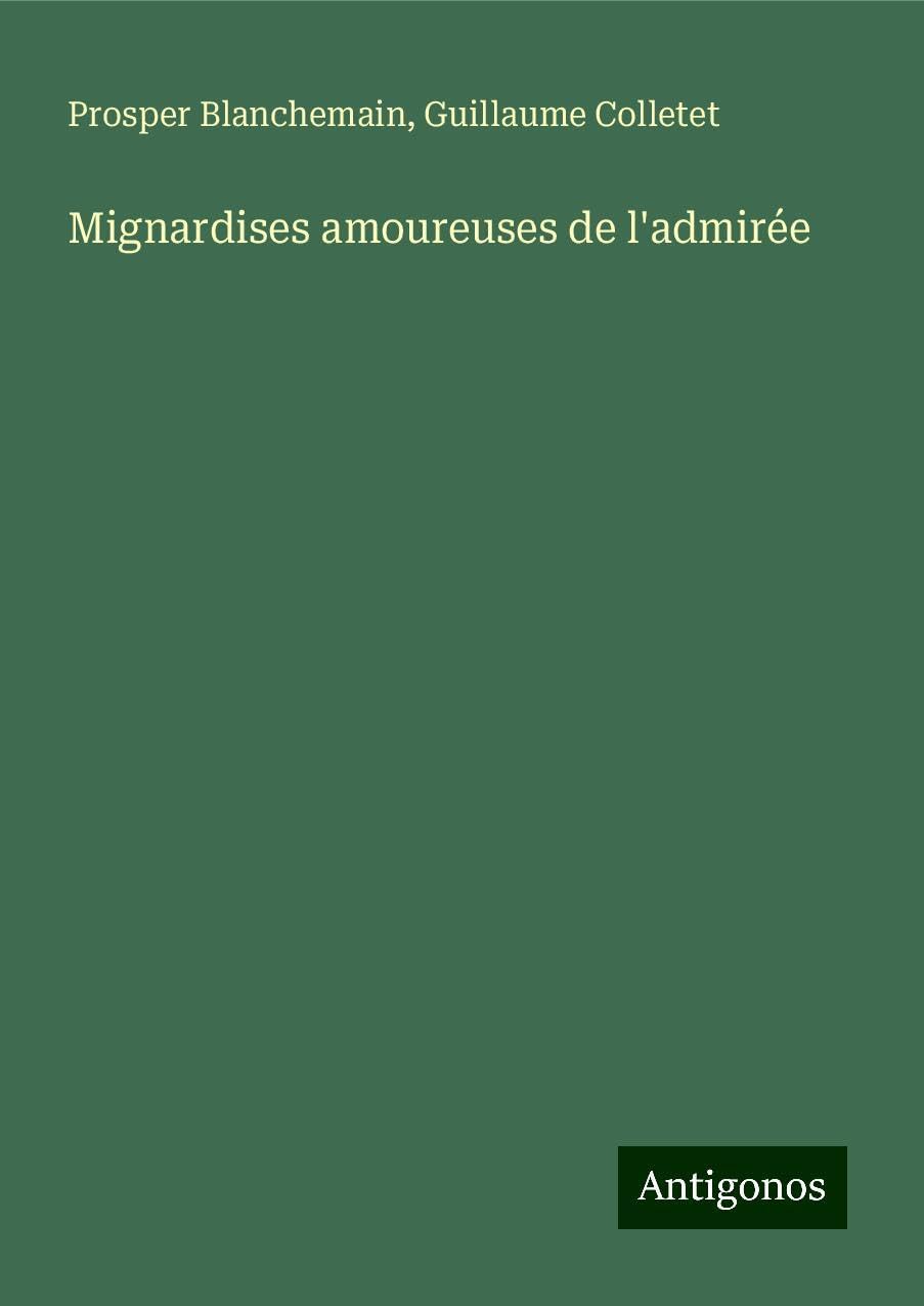Product Image: Mignardises amoureuses de l'admirée