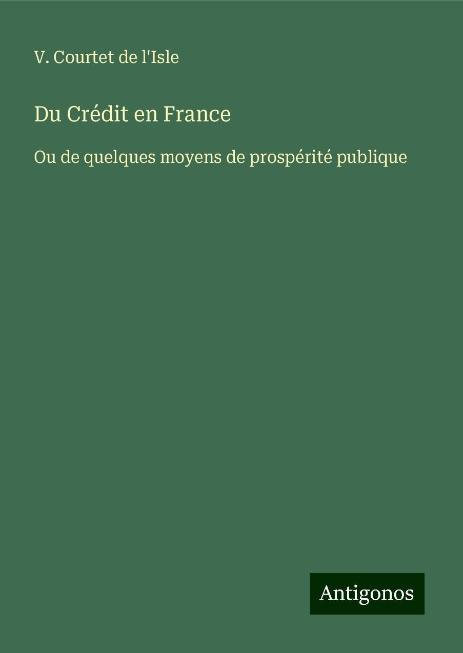 Du Crédit en France Classics