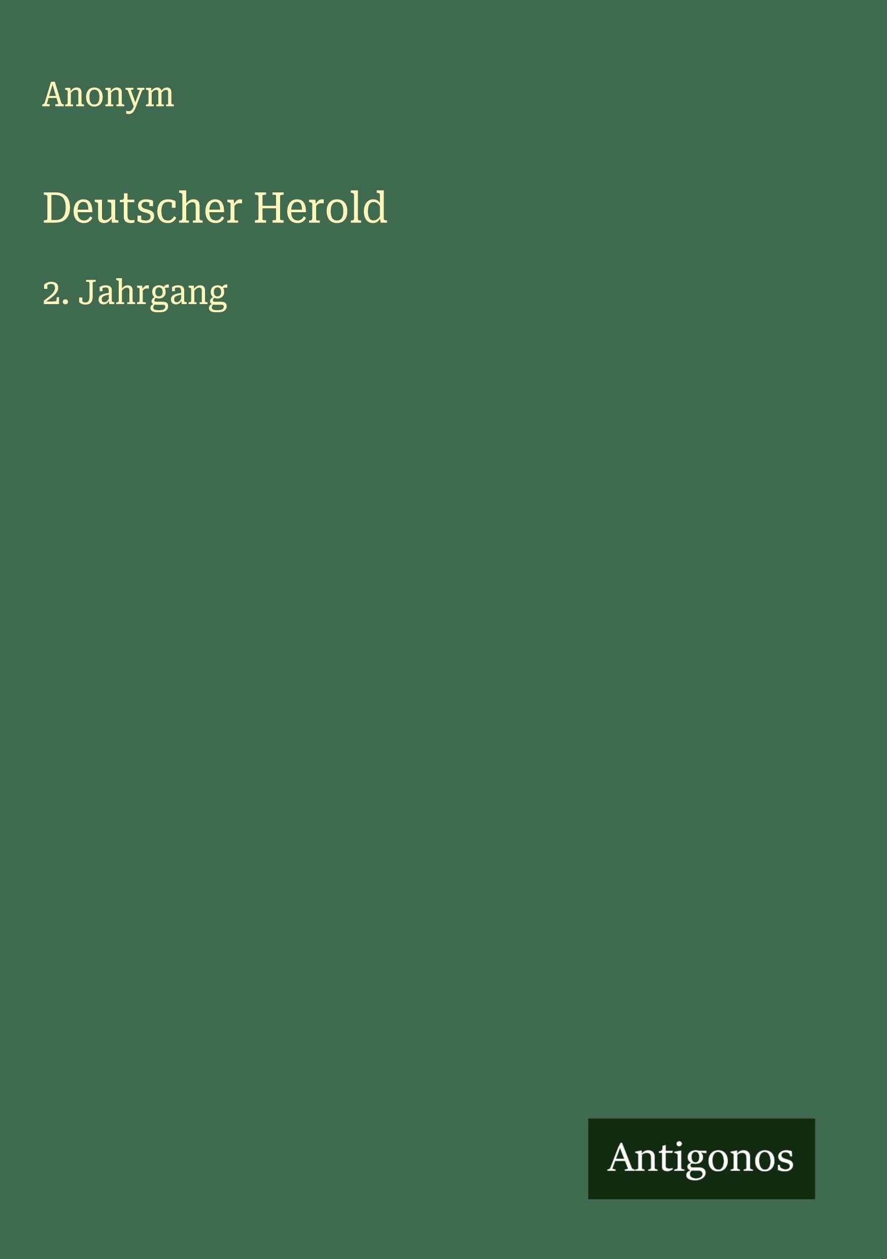 Deutscher Herold Contemporary literature