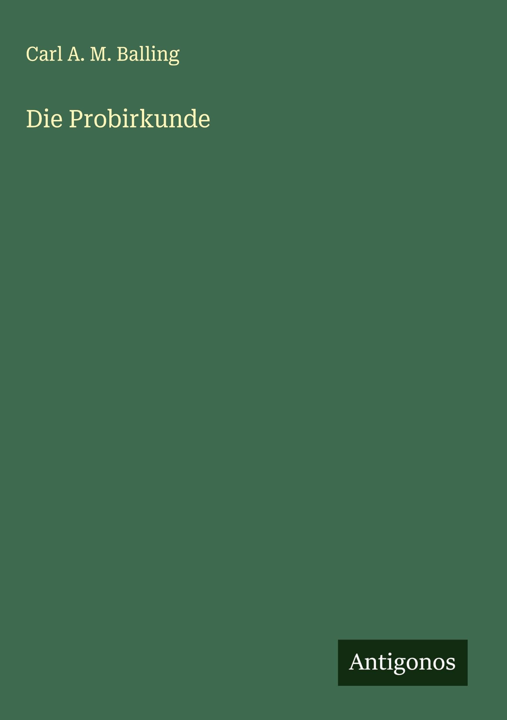 Product Image: Die Probirkunde