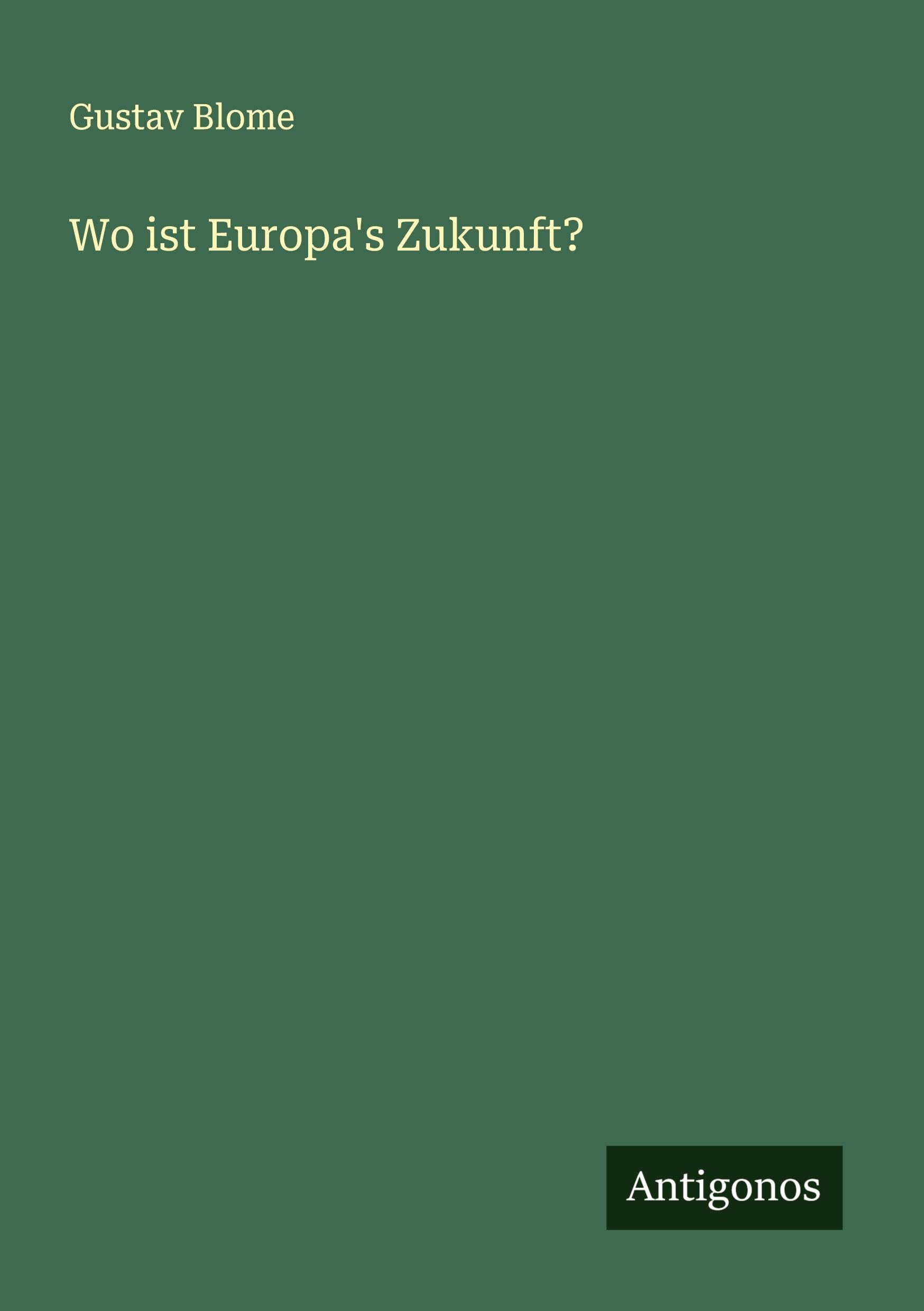 Wo ist Europa's Zukunft? Classics
