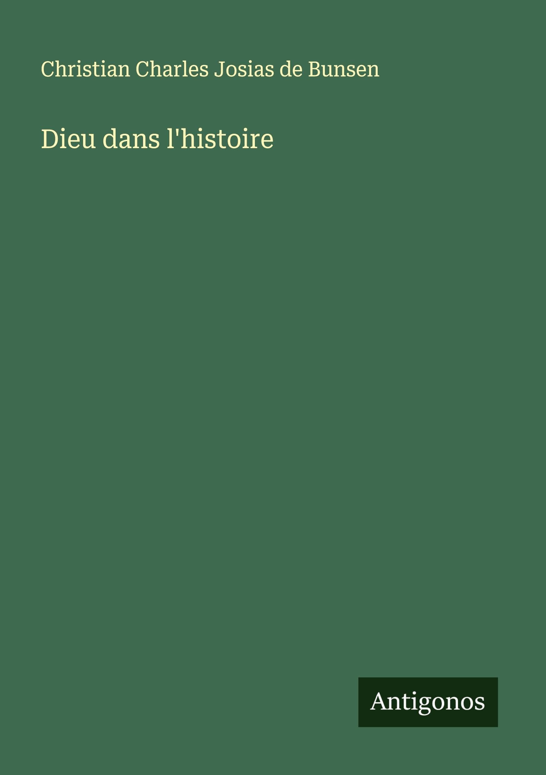 Dieu dans l'histoire Classics