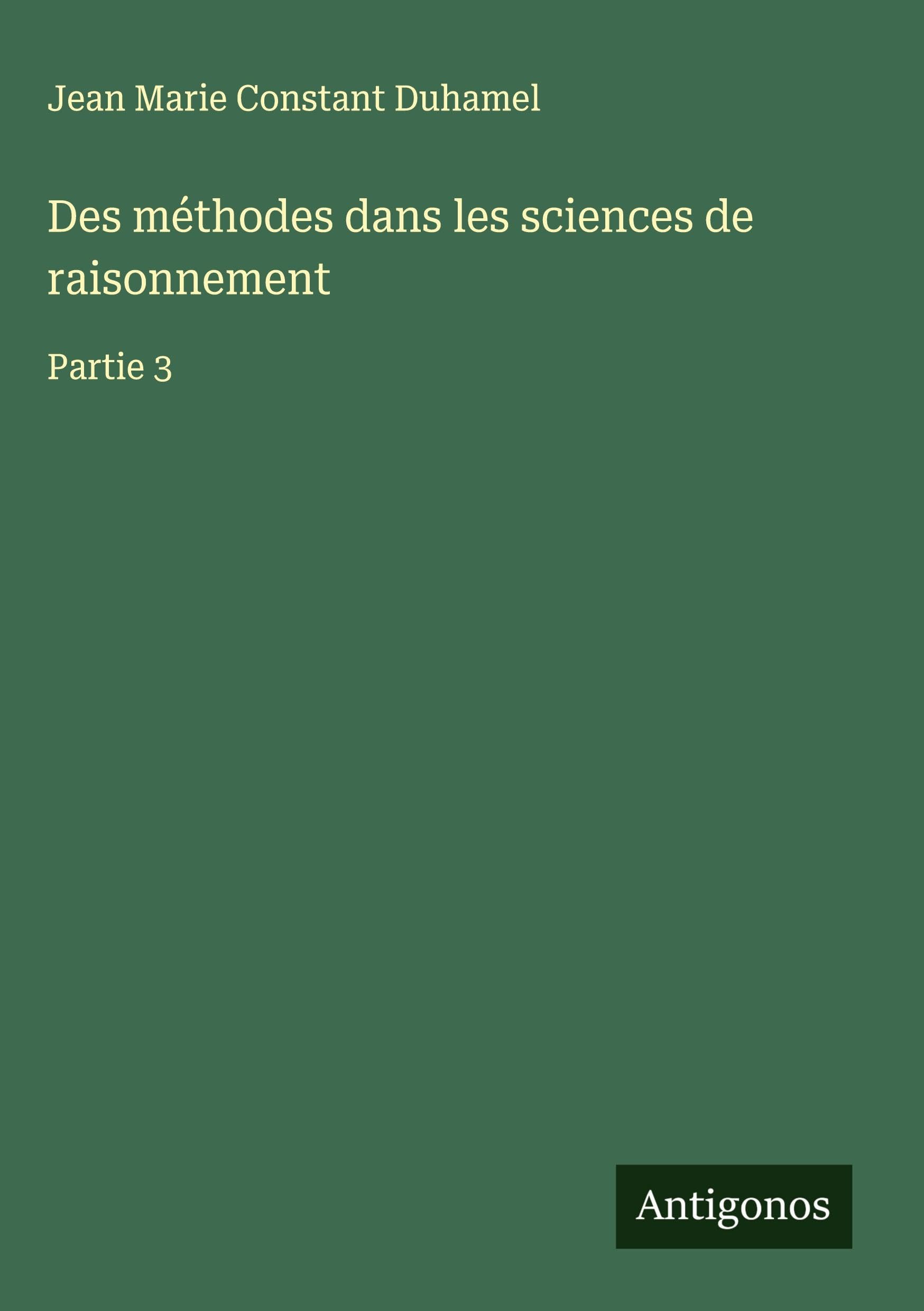 Product Image: Des méthodes dans les sciences de raisonnement
