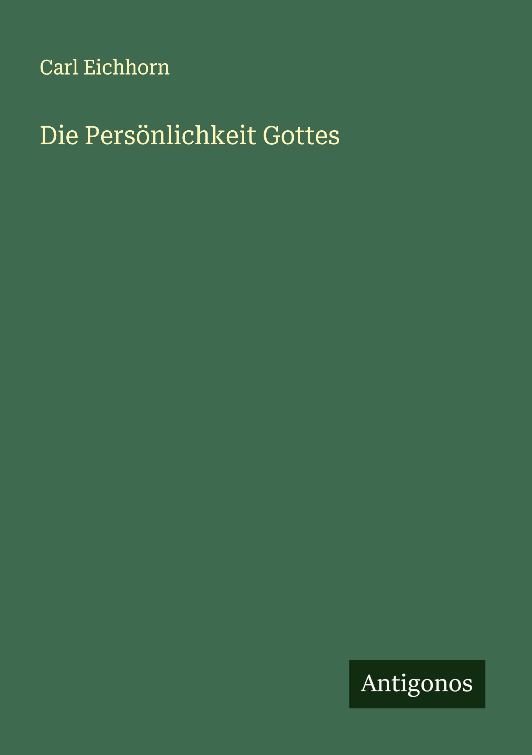 Product Image: Die Persönlichkeit Gottes
