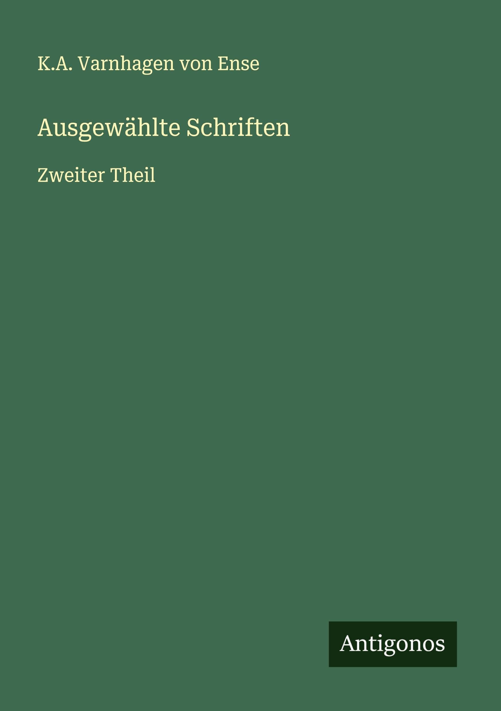 Ausgewählte Schriften Classics