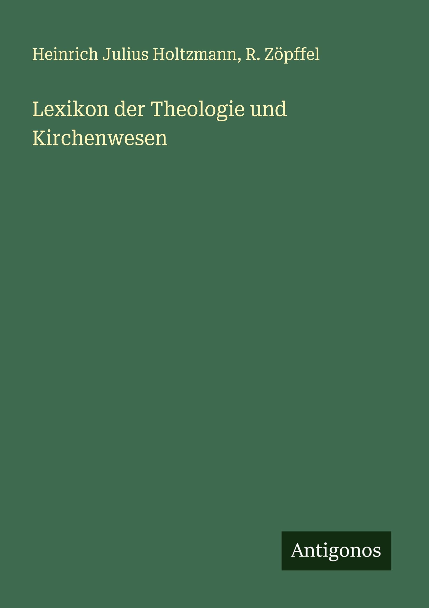 Lexikon der Theologie und Kirchenwesen Classics