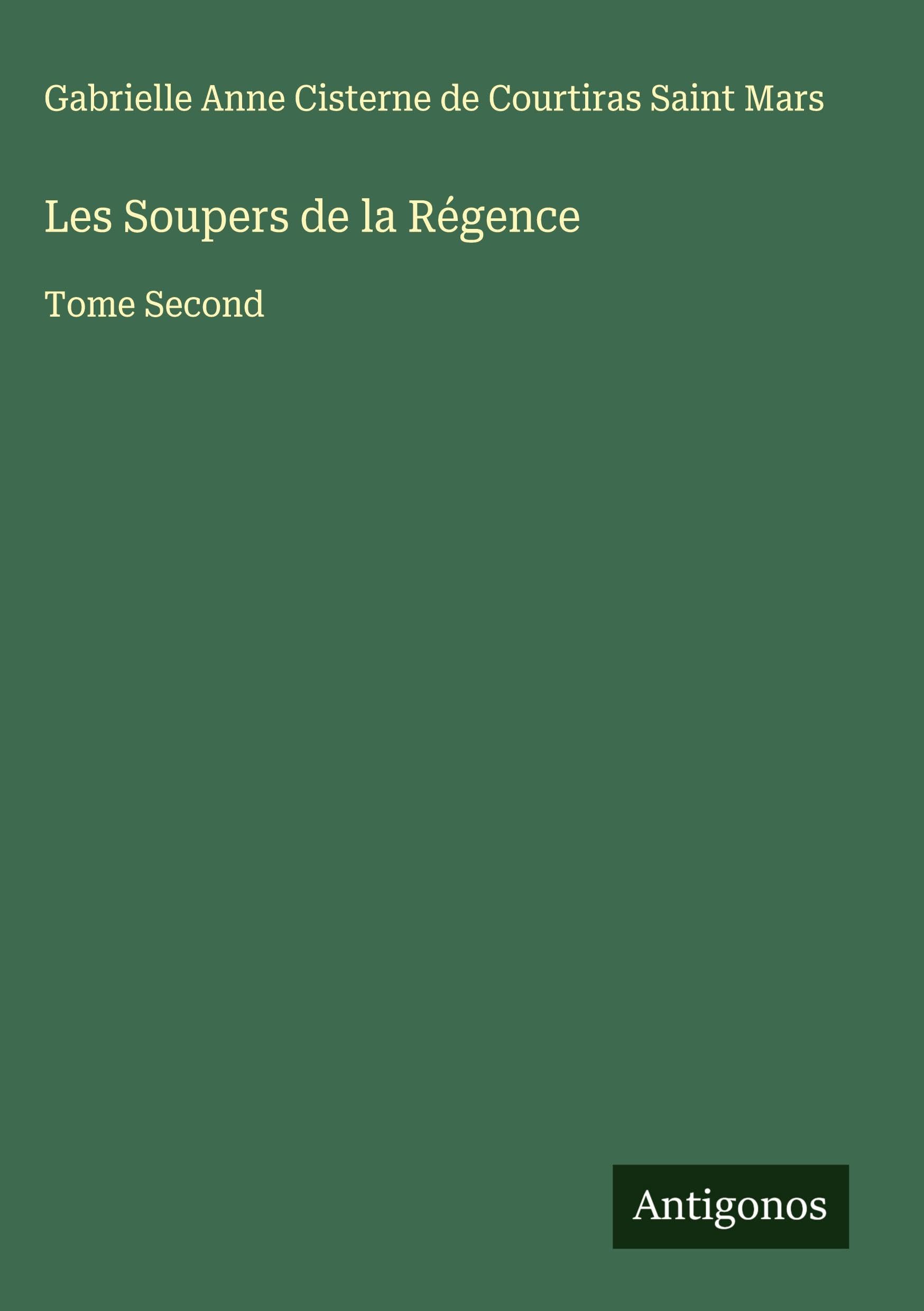Les Soupers de la Régence Classics