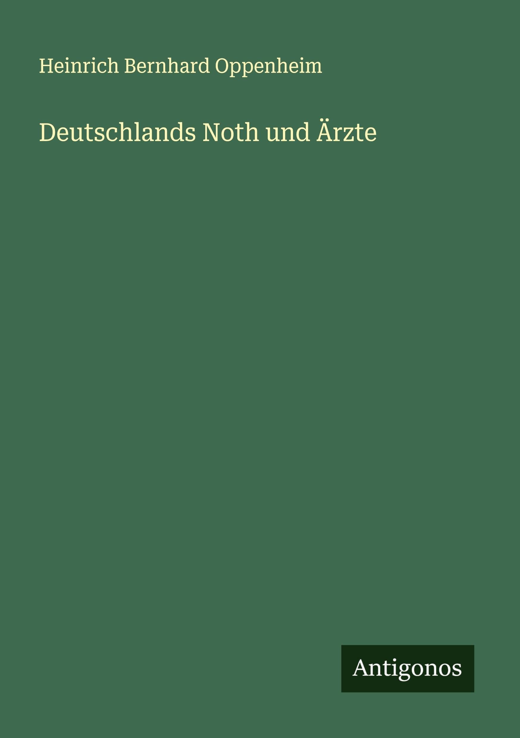 Deutschlands Noth und Ärzte Classics