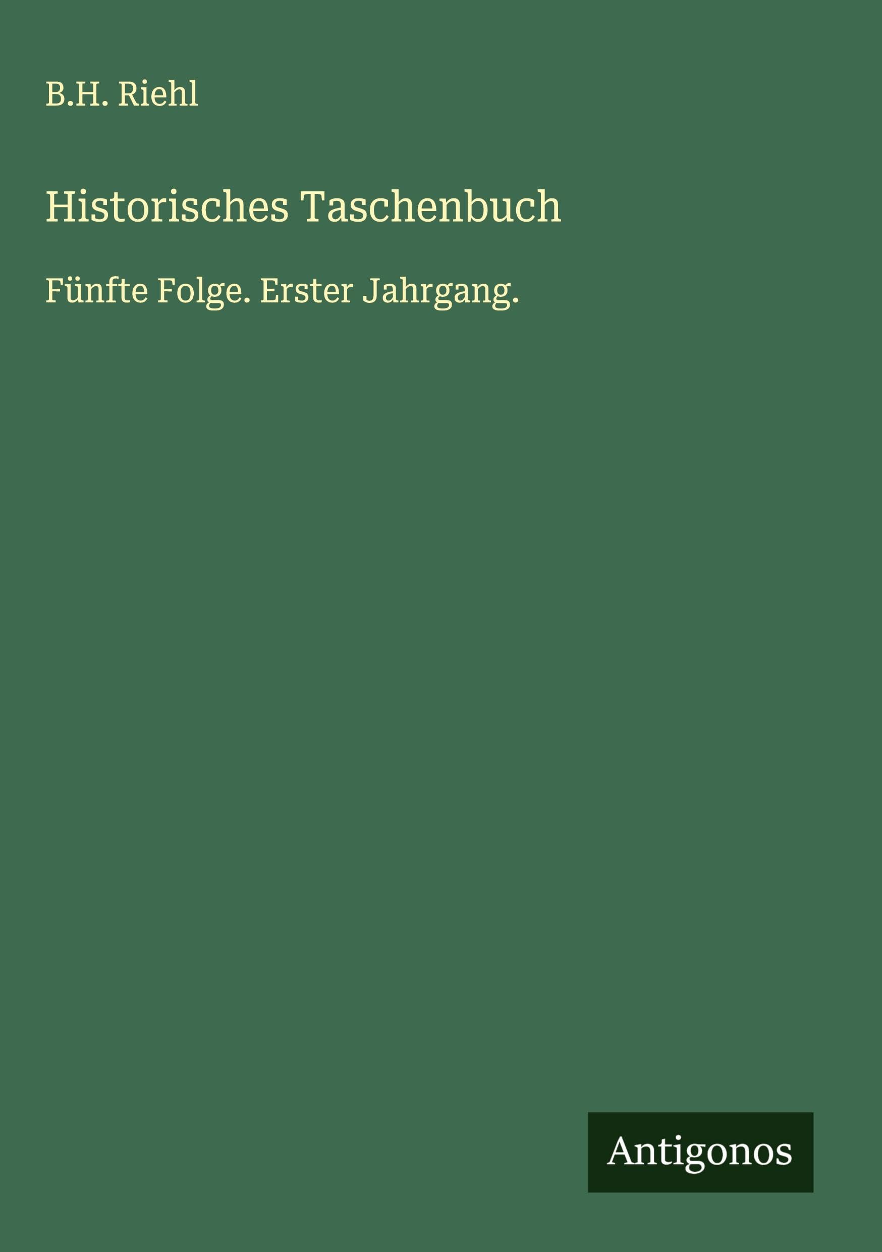 Product Image: Historisches Taschenbuch