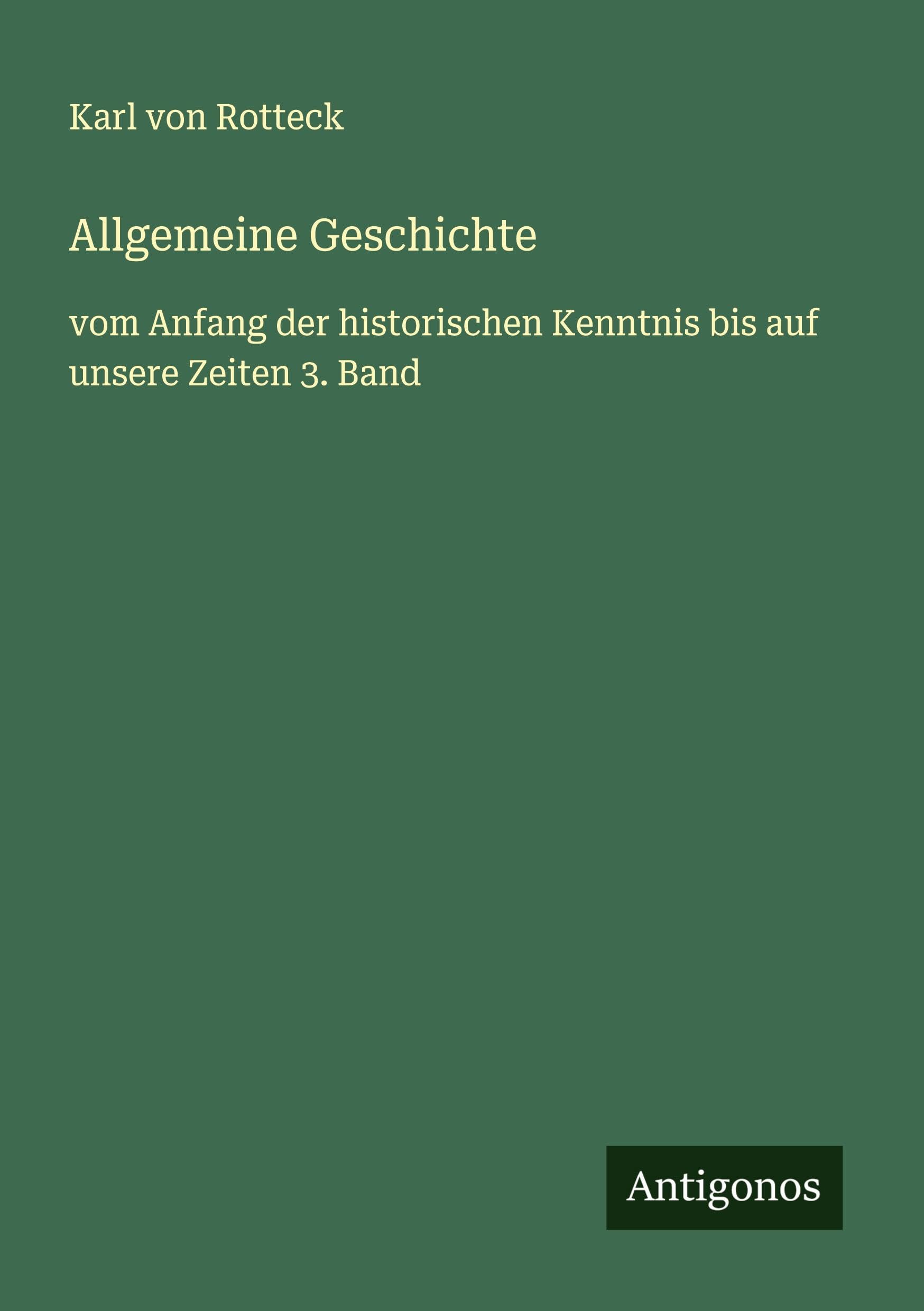 Product Image: Allgemeine Geschichte