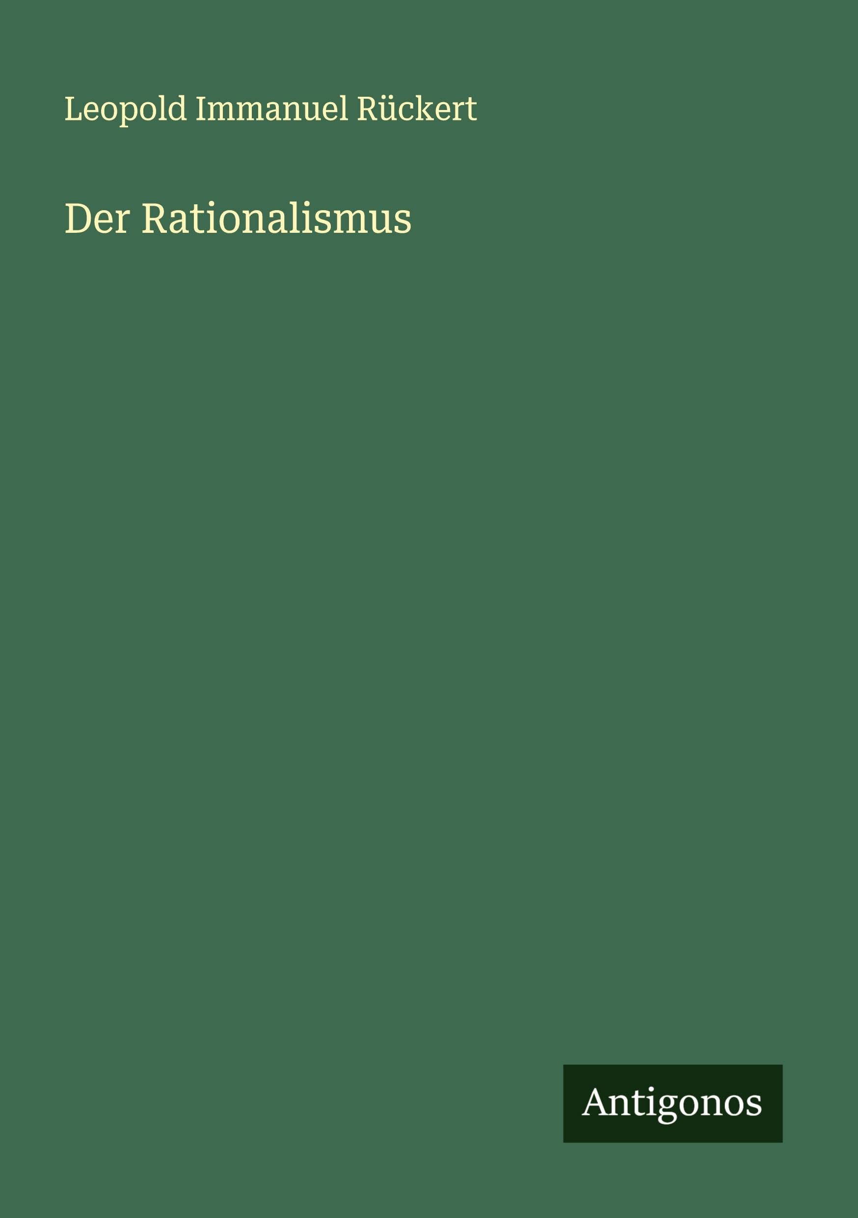 Product Image: Der Rationalismus