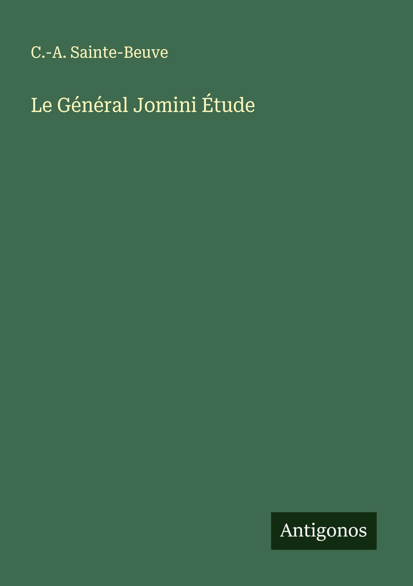 Product Image: Le Général Jomini Étude