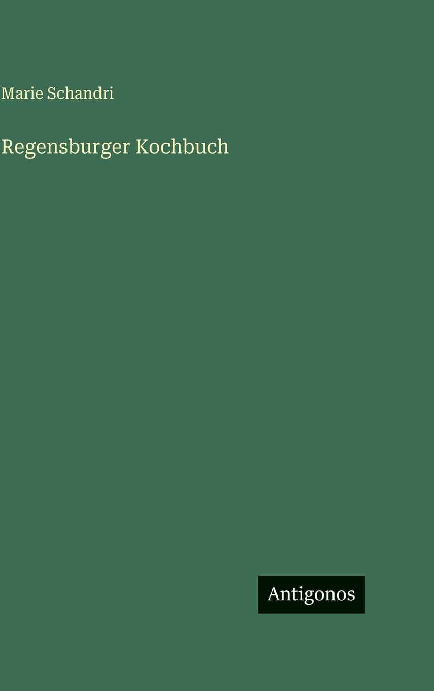 Product Image: Regensburger Kochbuch