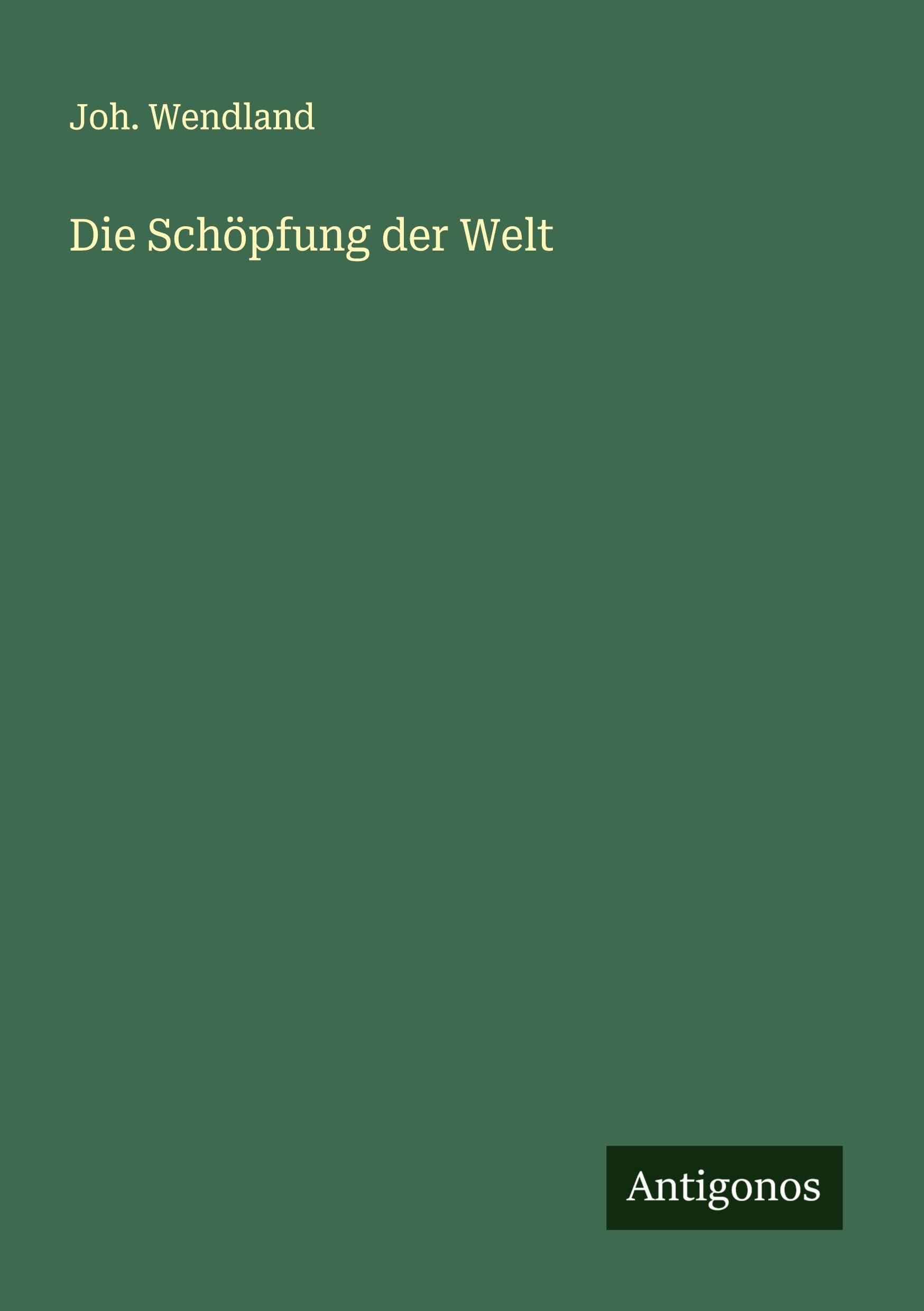Die Schöpfung der Welt Classics