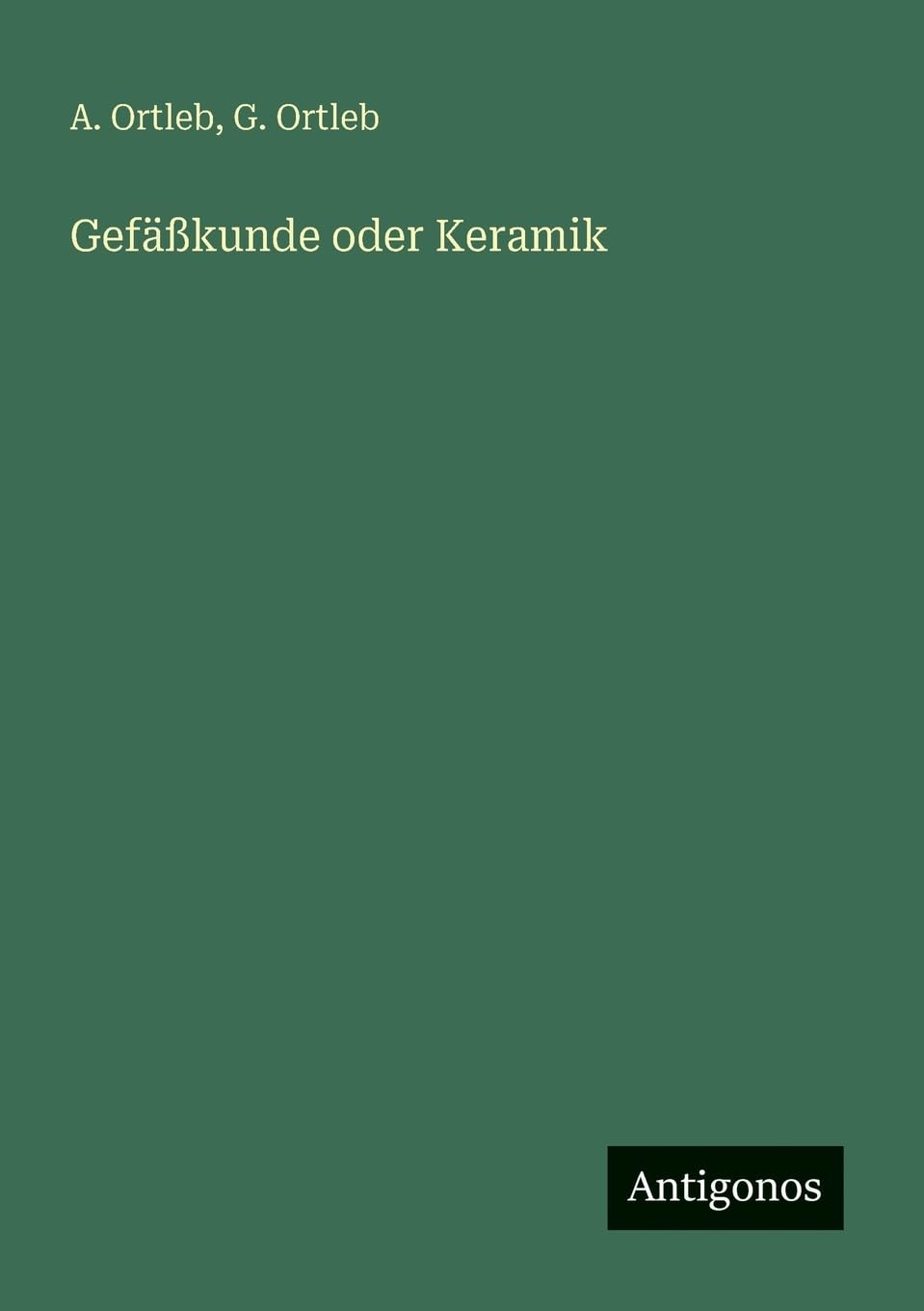 Gefäßkunde oder Keramik Classics
