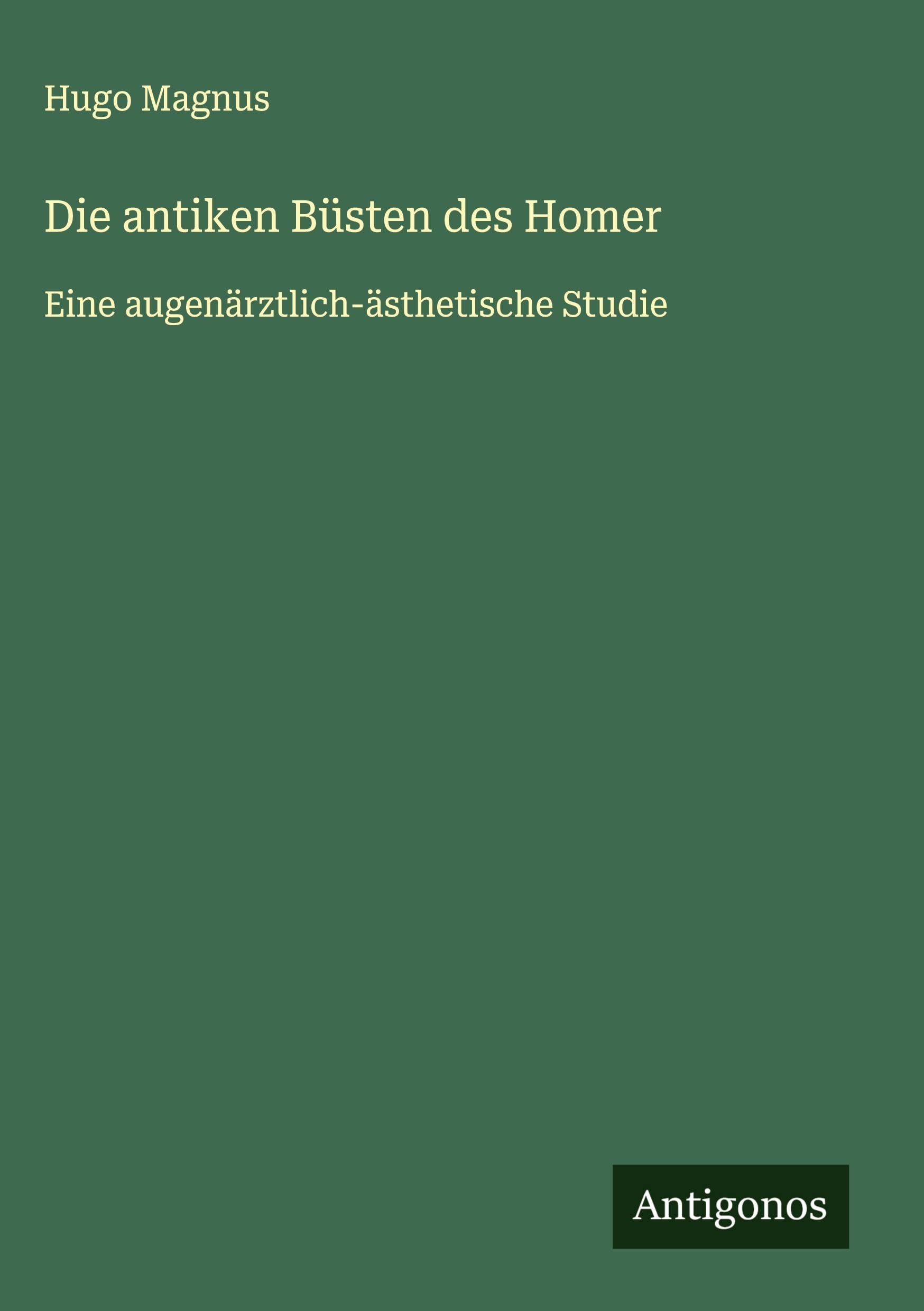 Die antiken Büsten des Homer Classics