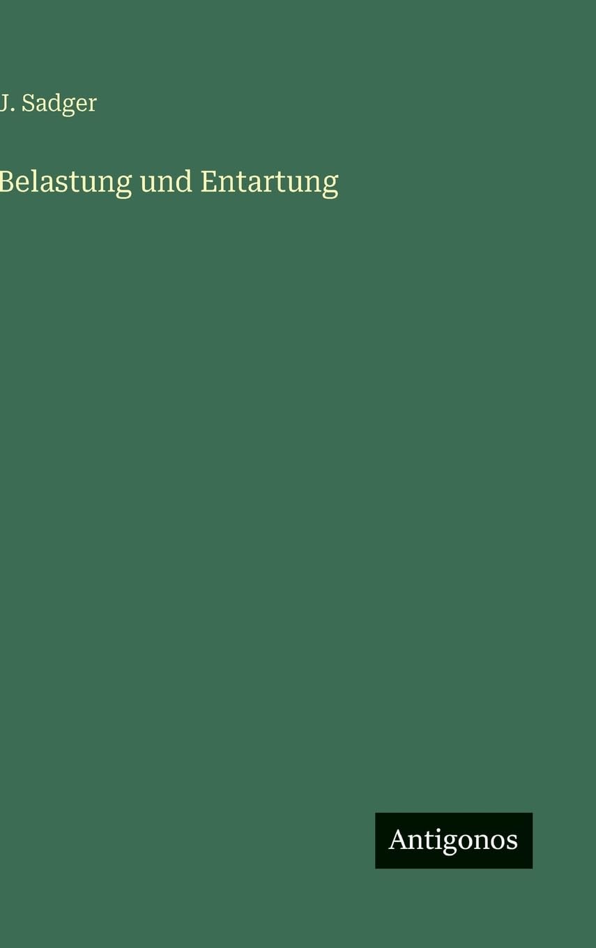 Product Image: Belastung und Entartung