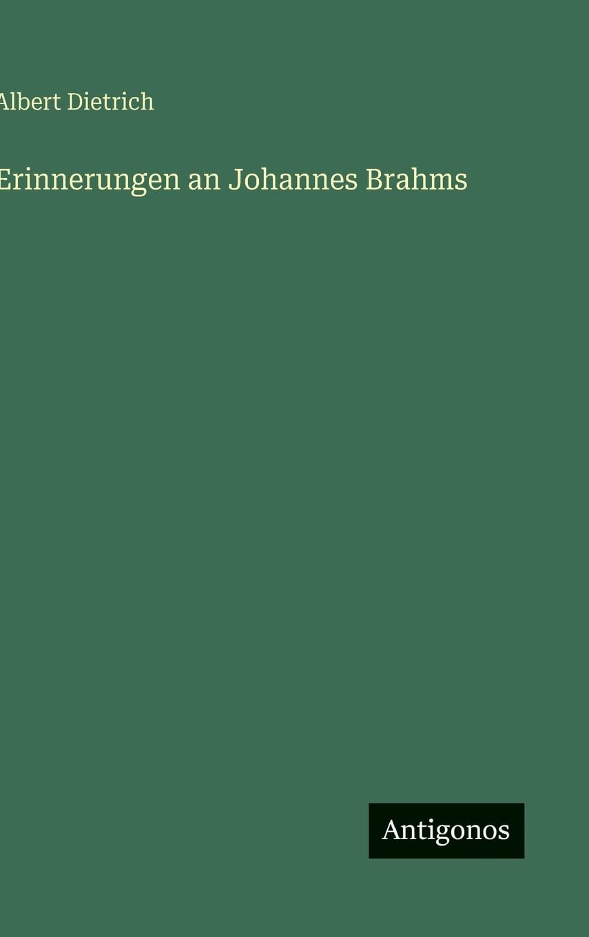 Product Image: Erinnerungen an Johannes Brahms