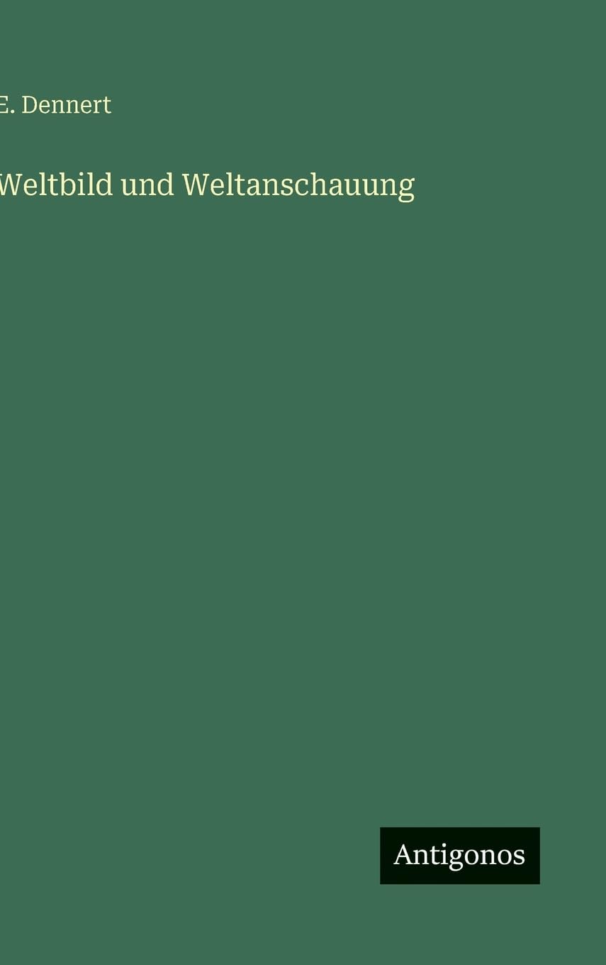 Product Image: Weltbild und Weltanschauung