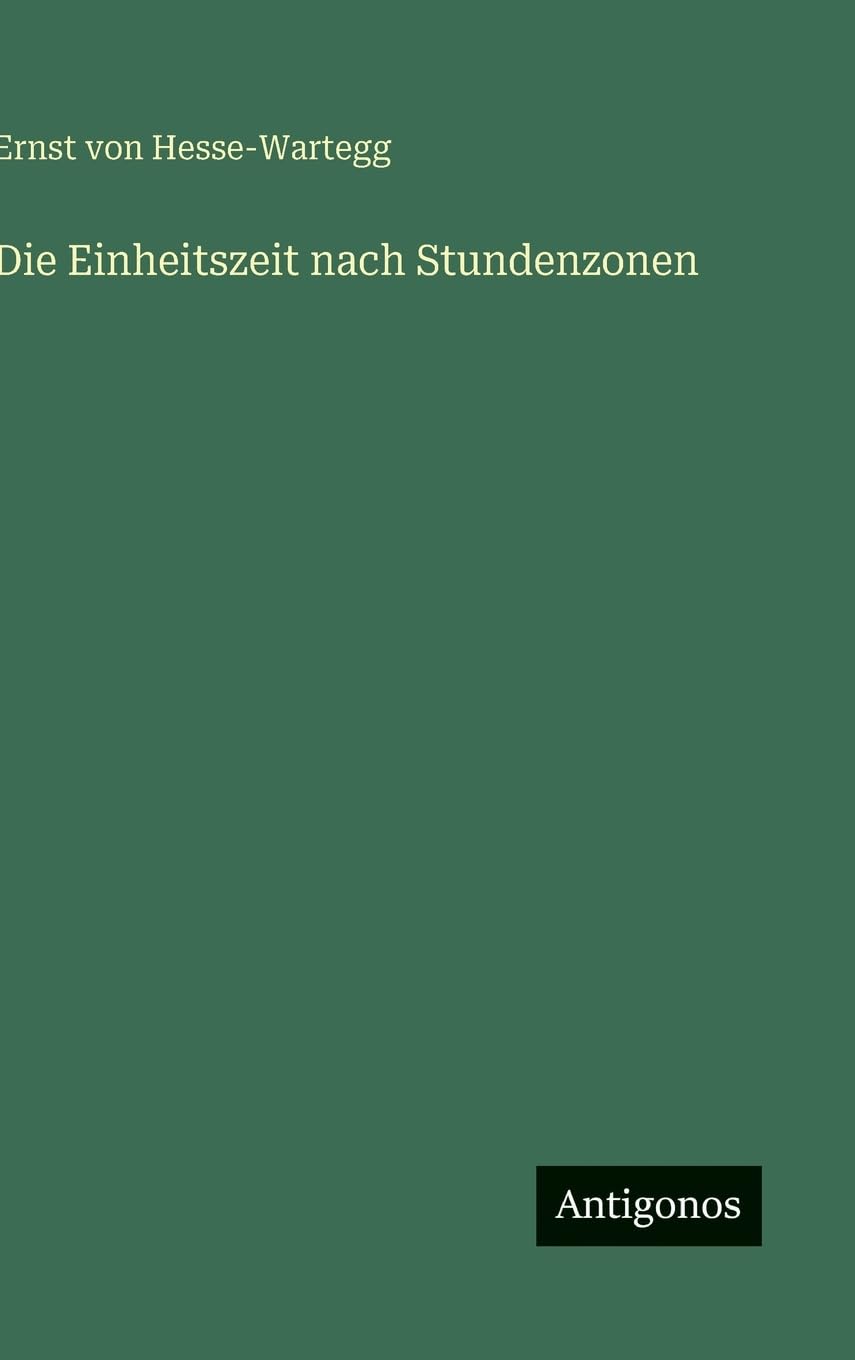 Product Image: Die Einheitszeit nach Stundenzonen