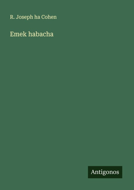 Product Image: Emek habacha