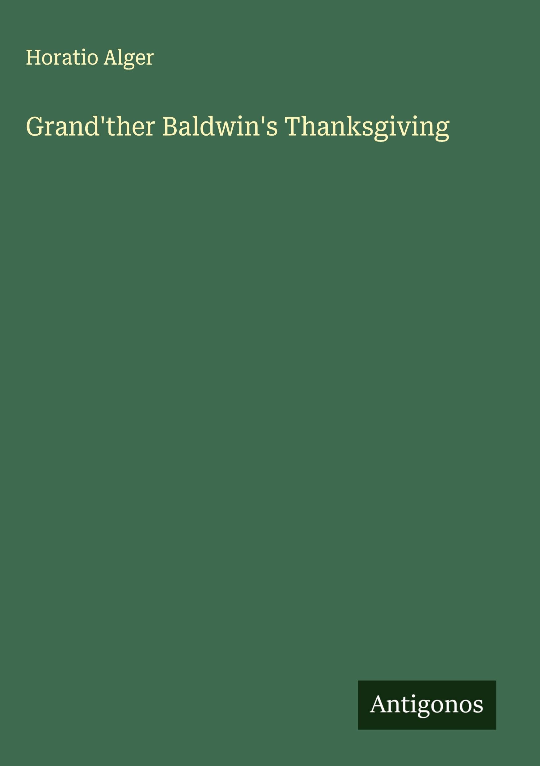 Product Image: Grand'ther Baldwin's Thanksgiving