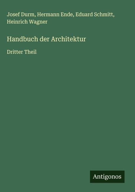 Product Image: Handbuch der Architektur