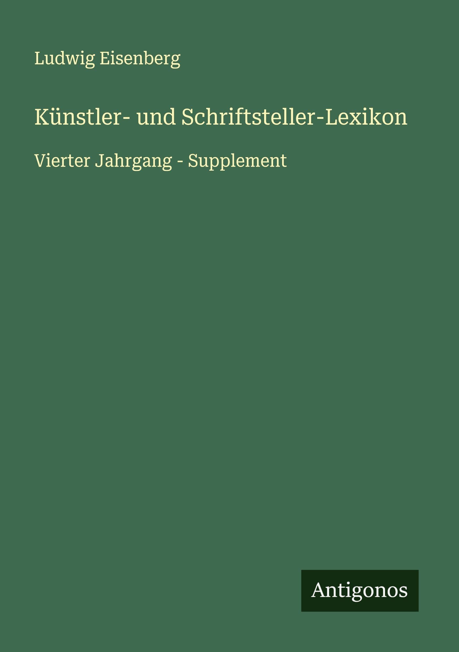 Künstler- und Schriftsteller-Lexikon Classics