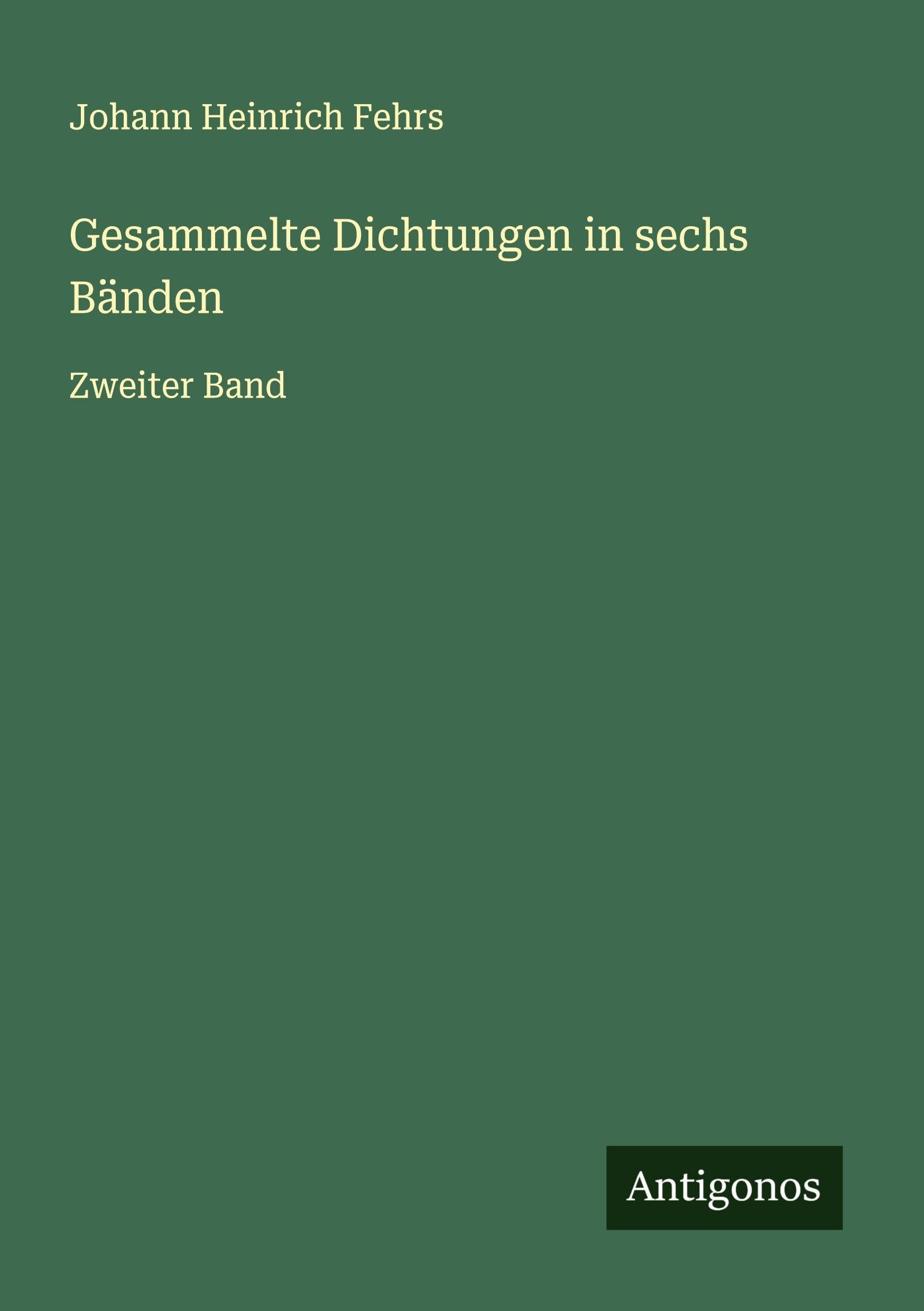 Gesammelte Dichtungen in sechs Bänden Classics
