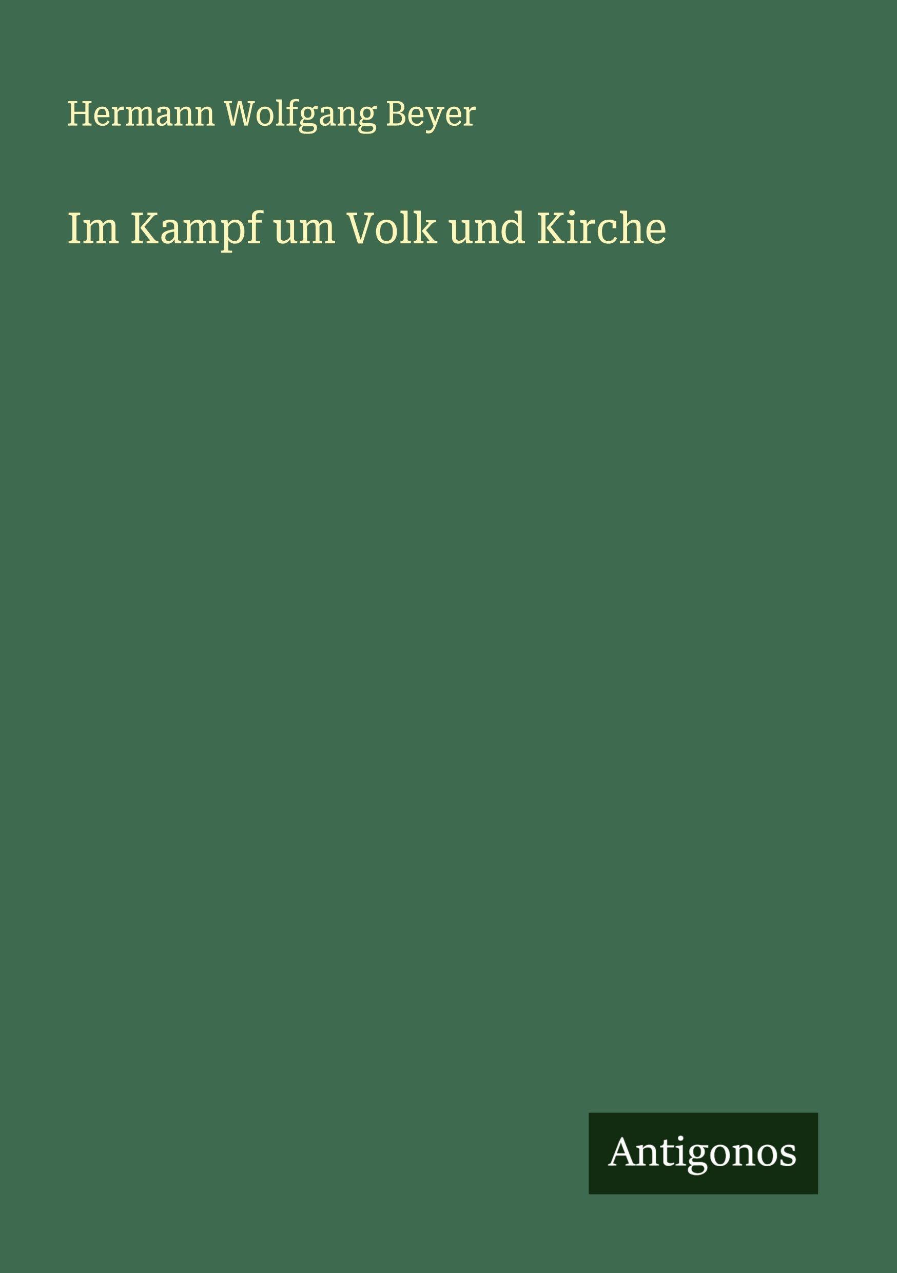 Im Kampf um Volk und Kirche Classics