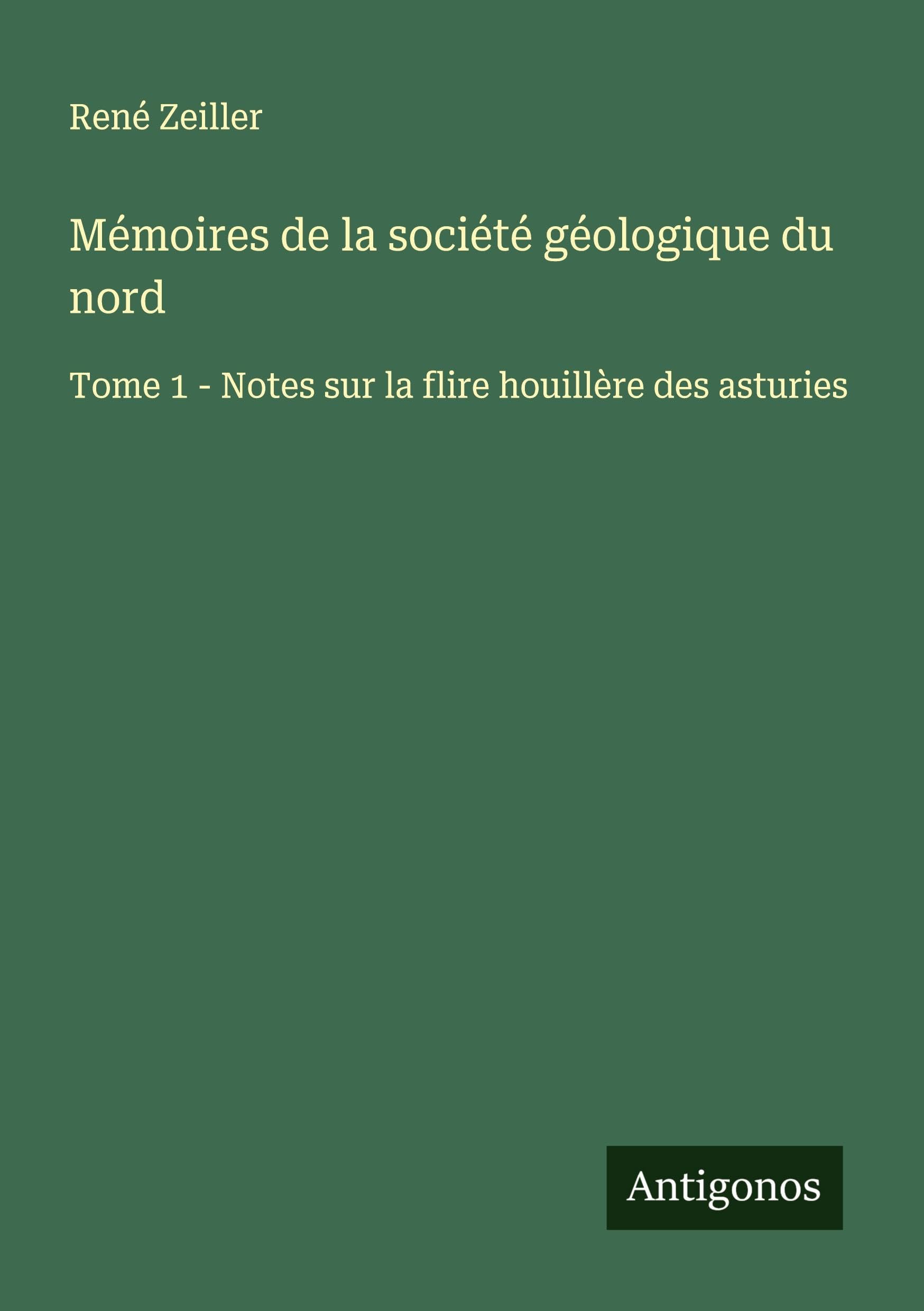 Mémoires de la société géologique du nord Classics