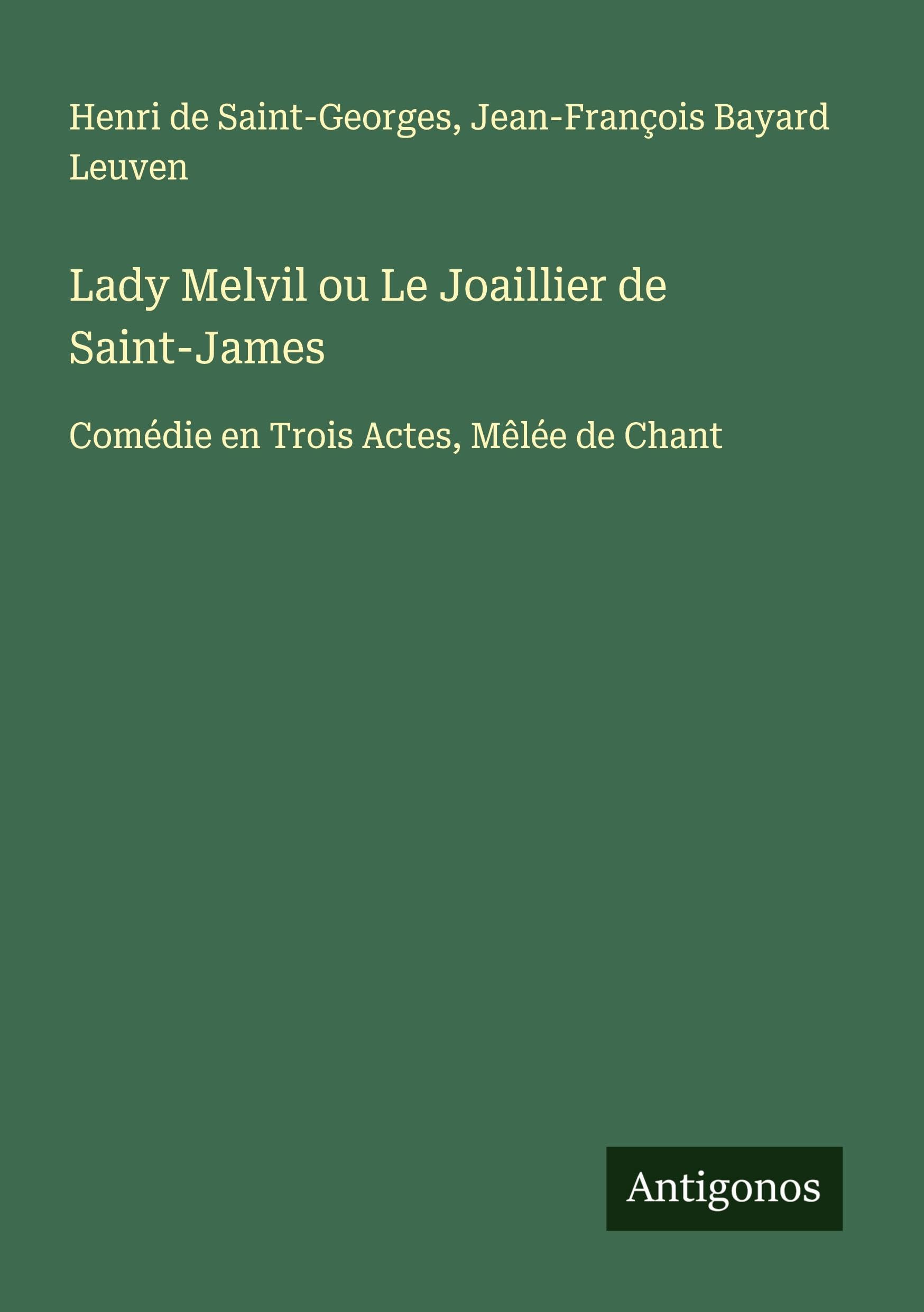 Lady Melvil ou Le Joaillier de Saint-James Classics
